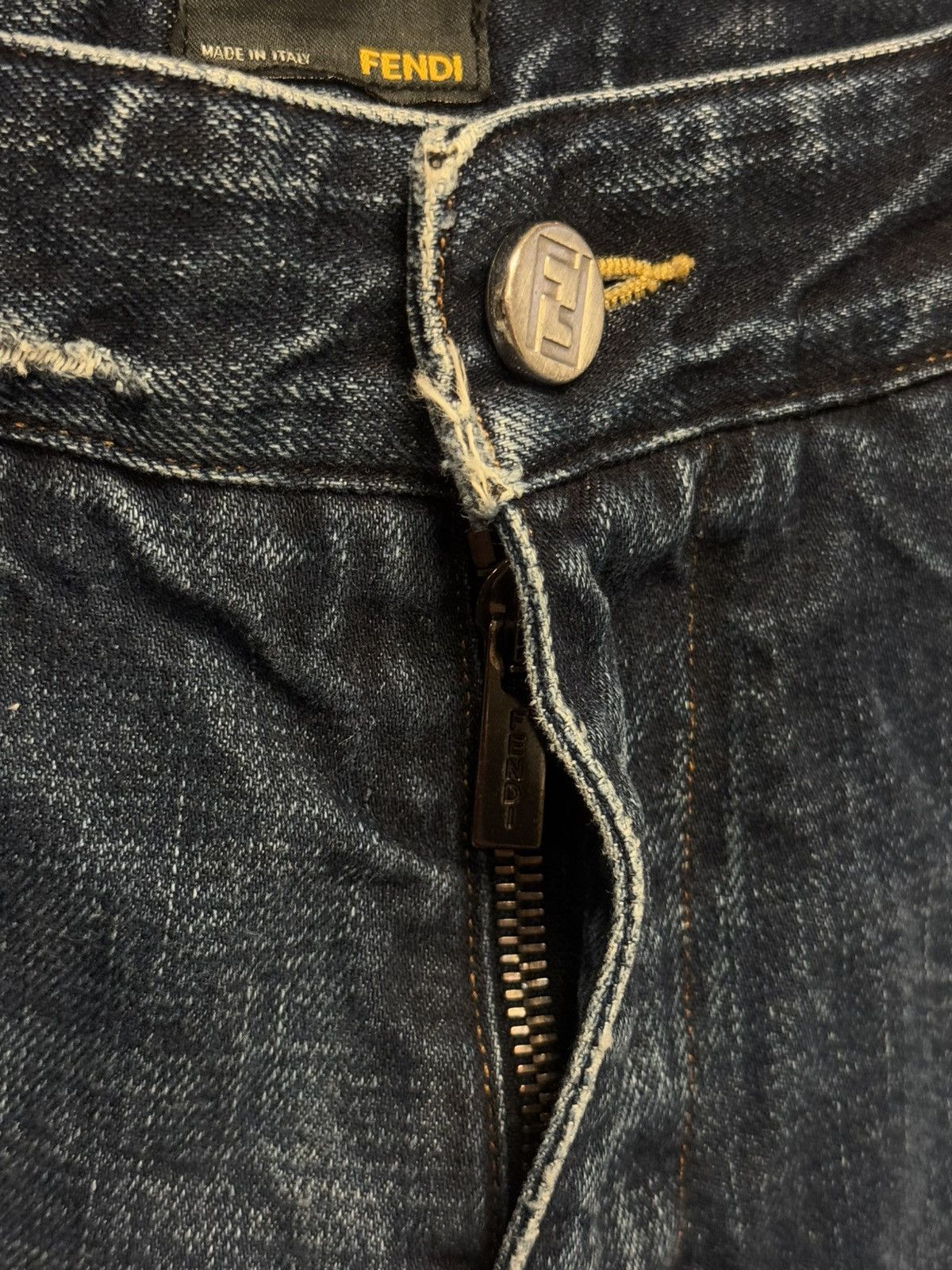 Fendi Fendi Jeans Blue Size 32/34 Authentic VINTAGE RARE Size US 32 / EU 48 - 8 Thumbnail