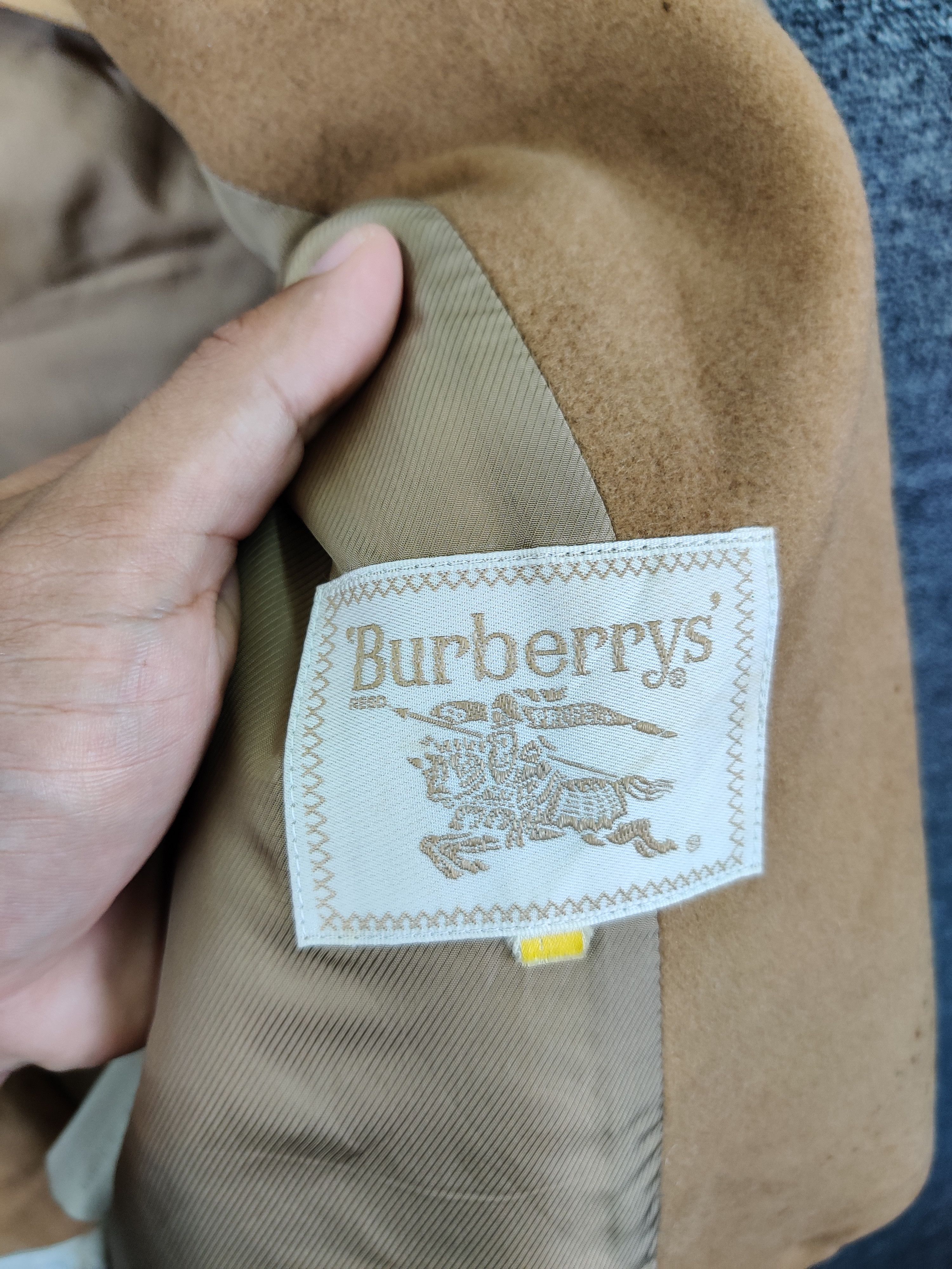 Burberry Vintage Burberrys Beige Wool Single Breasted Blazer Size US M / EU 48-50 / 2 - 11 Thumbnail