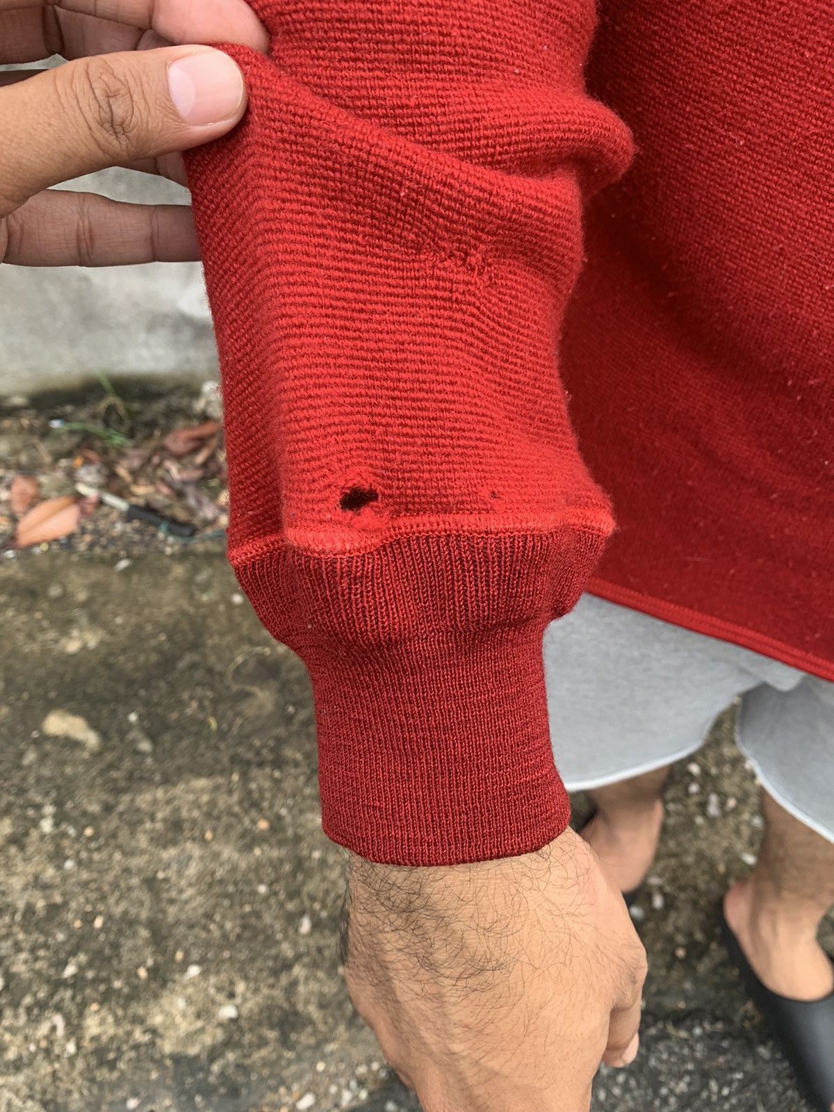 Stone Island × Vintage Vintage 90s Stone Island Pullover Knit Size US L / EU 52-54 / 3 - 19 Thumbnail