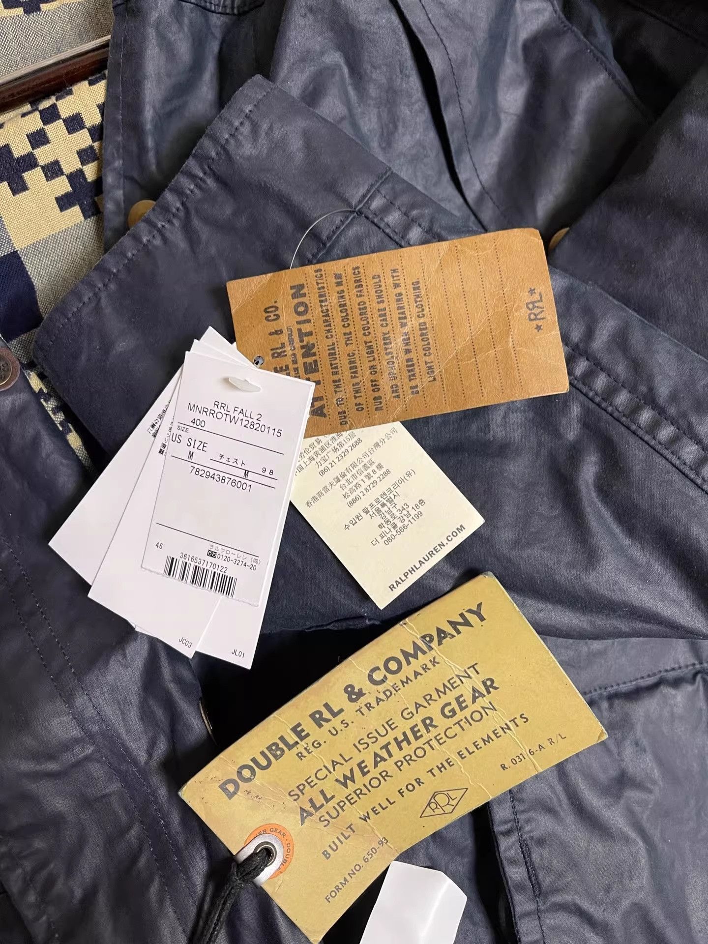 RRL Ralph Lauren RRL Vintage Waxed Hooded Trench Jacket Size US M / EU 48-50 / 2 - 3 Thumbnail