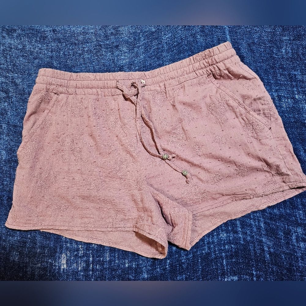 Anthropologie Anthropologie Hei Hei Lilac Purple Embroidered Pull On Shor Size 26" / US 2 / IT 38 - 2 Thumbnail