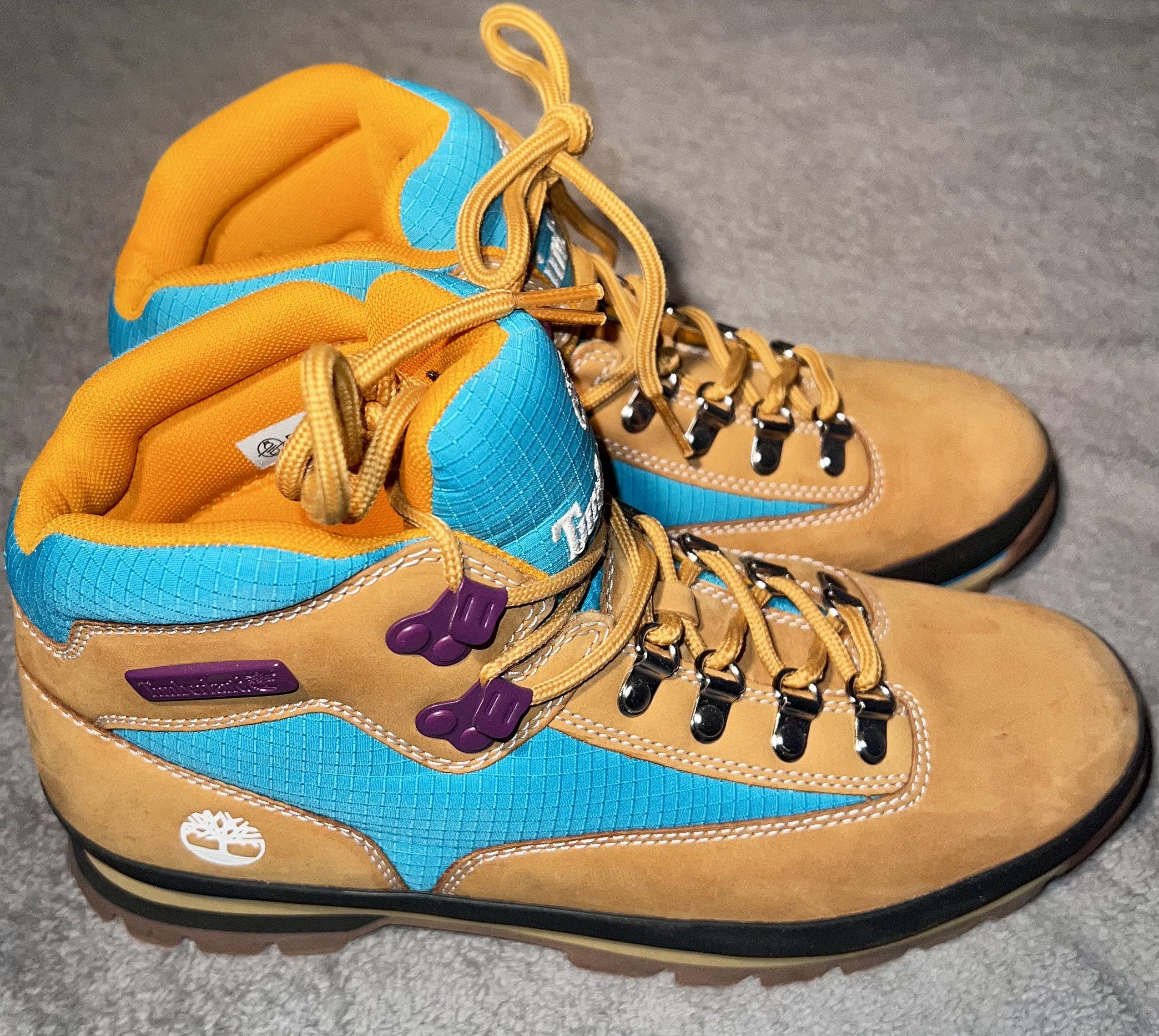 Timberland Timberland Men's Euro Hiker Leather and Fabric Mid Boots Size US 10 / EU 43 - 5 Thumbnail