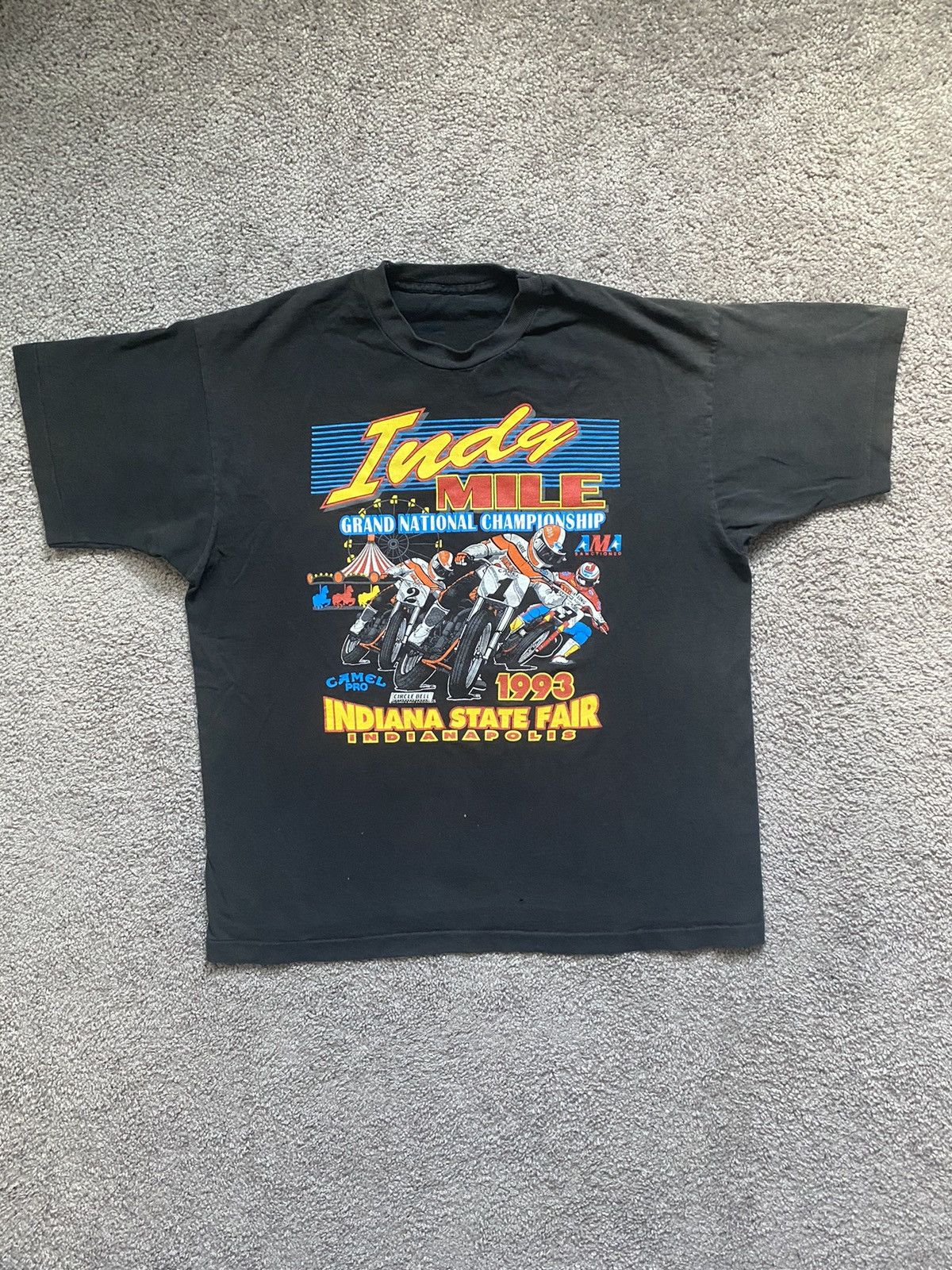 Harley Davidson × Vintage Vintage Motocross Tee Shirt Size US XL / EU 56 / 4 - 1 Thumbnail