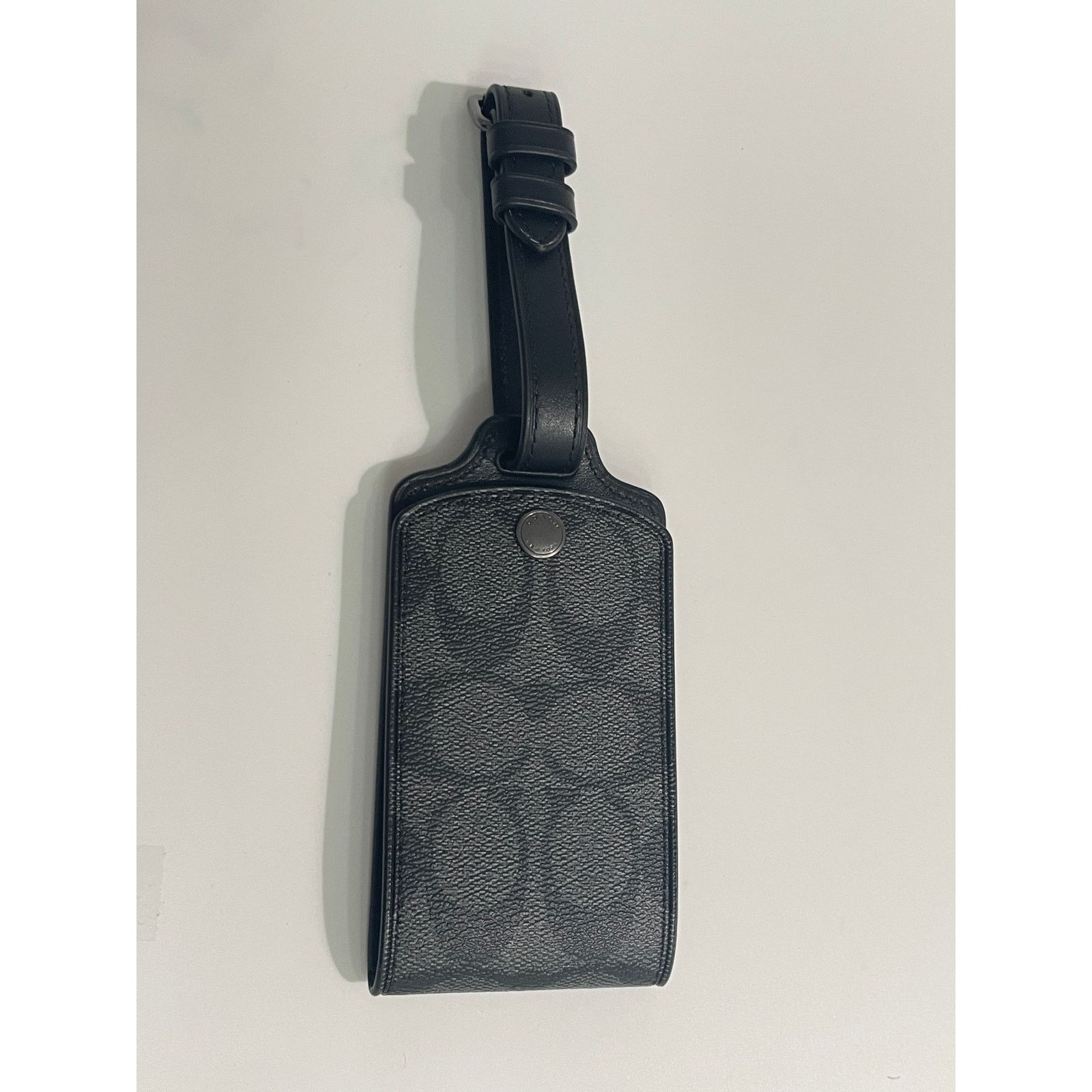 Coach Coach Luggage Tag In Signature Canvas black signature New Size ONE SIZE - 5 Thumbnail
