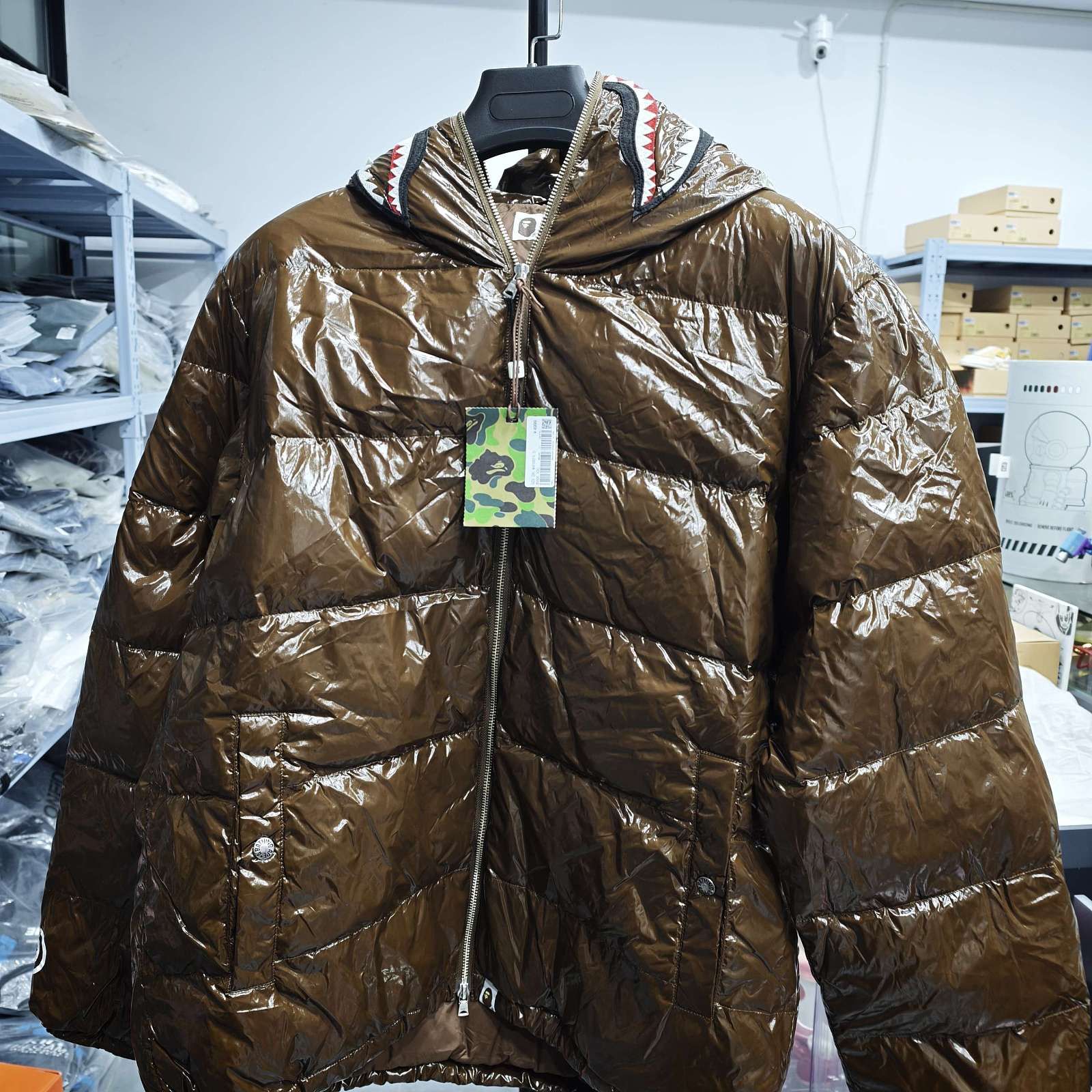 Bape A Bathing Ape Shark Puffer Down Jacket Size XXL Size US XXL / EU 58 / 5 - 1 Thumbnail