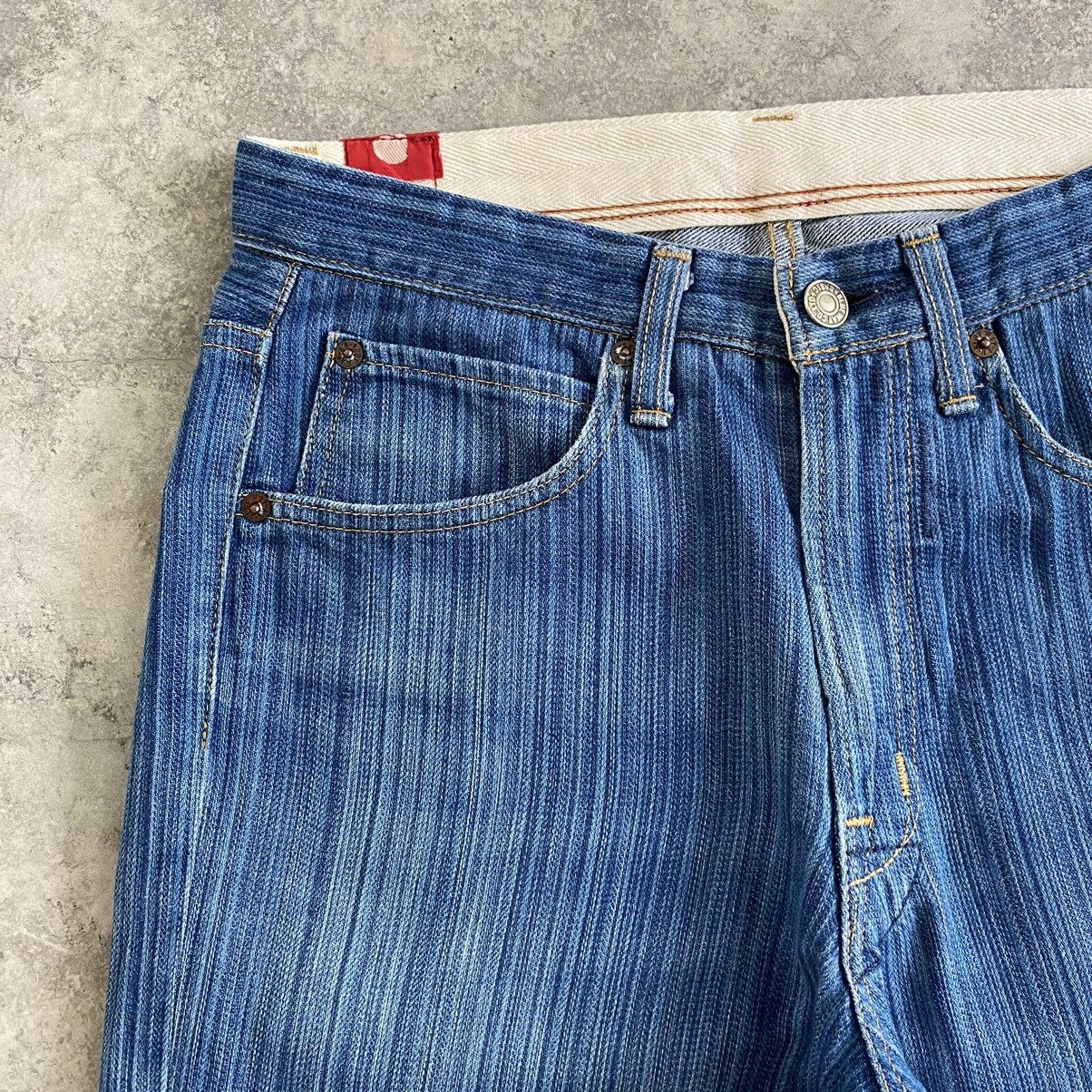 Japanese Brand Blue Way Japan Twill Striped Flared Denim Jeans Size US 28 / EU 44 - 8 Thumbnail