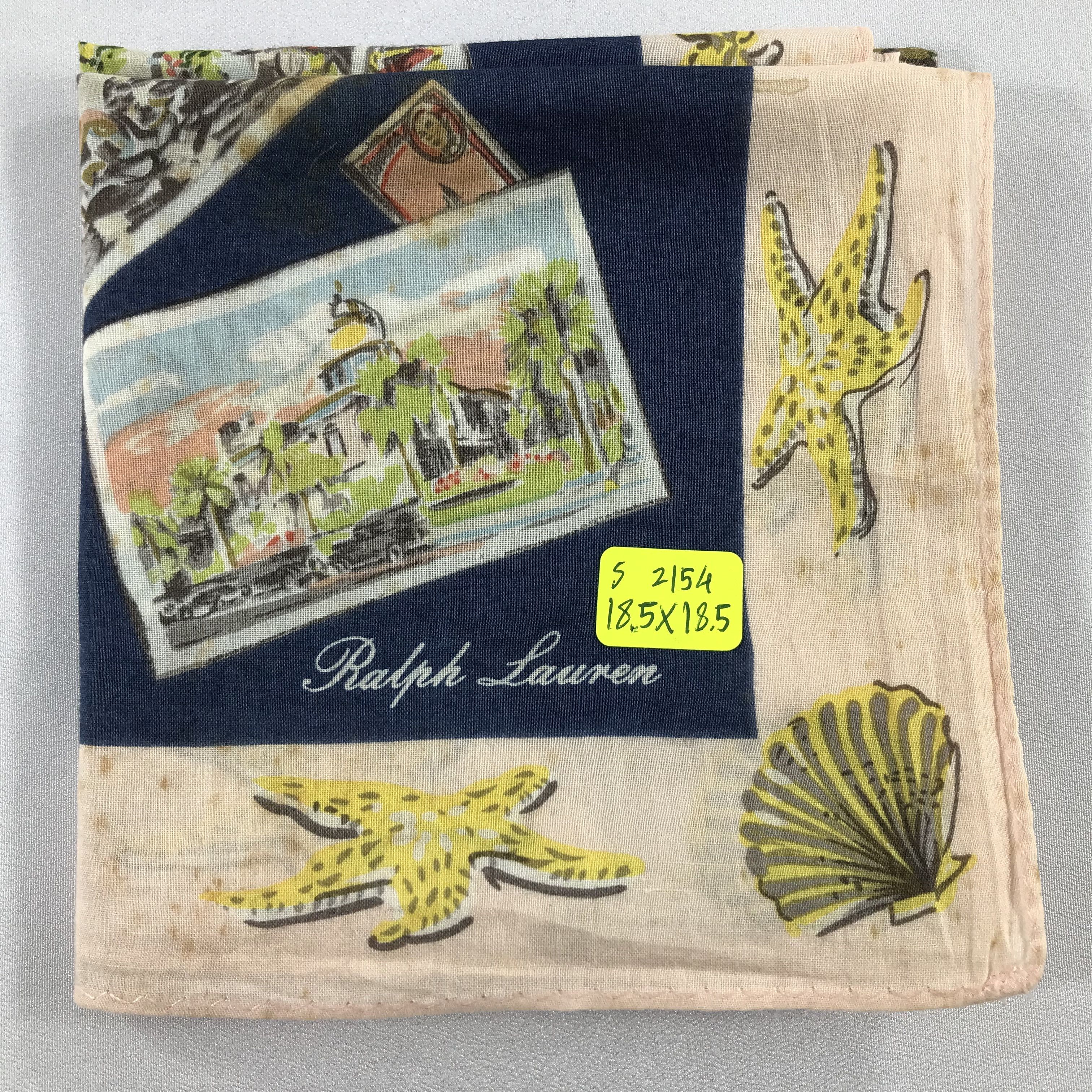 Ralph Lauren × Vintage Ralph Lauren Bandana / Handkerchief / Neckerchief - S2154 Size ONE SIZE - 5 Thumbnail