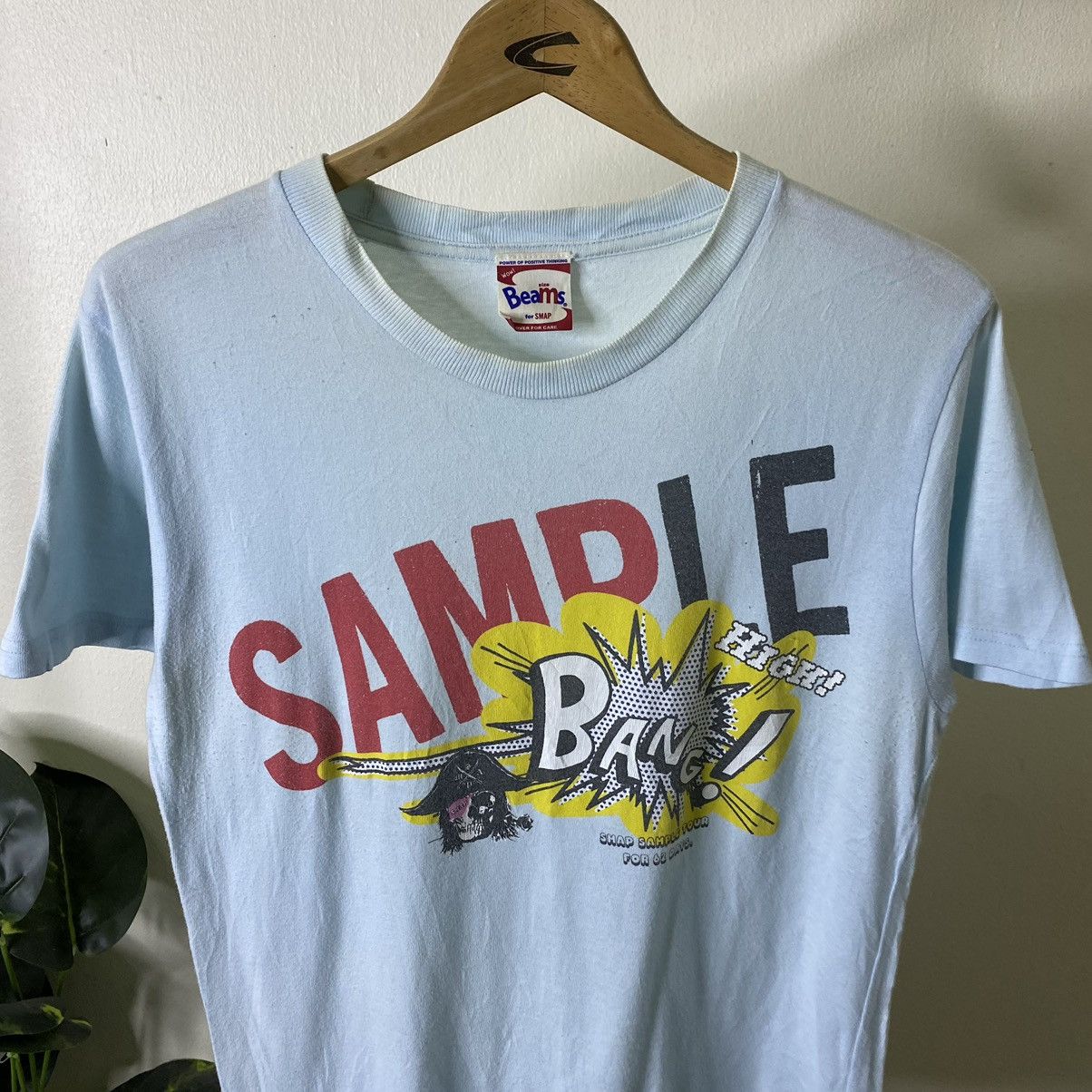 Band Tees × Beams Japan Vintage 2005 Beams x SMAP Japanese Boy Band Sample Tour Tee Size US S / EU 44-46 / 1 - 2 Thumbnail