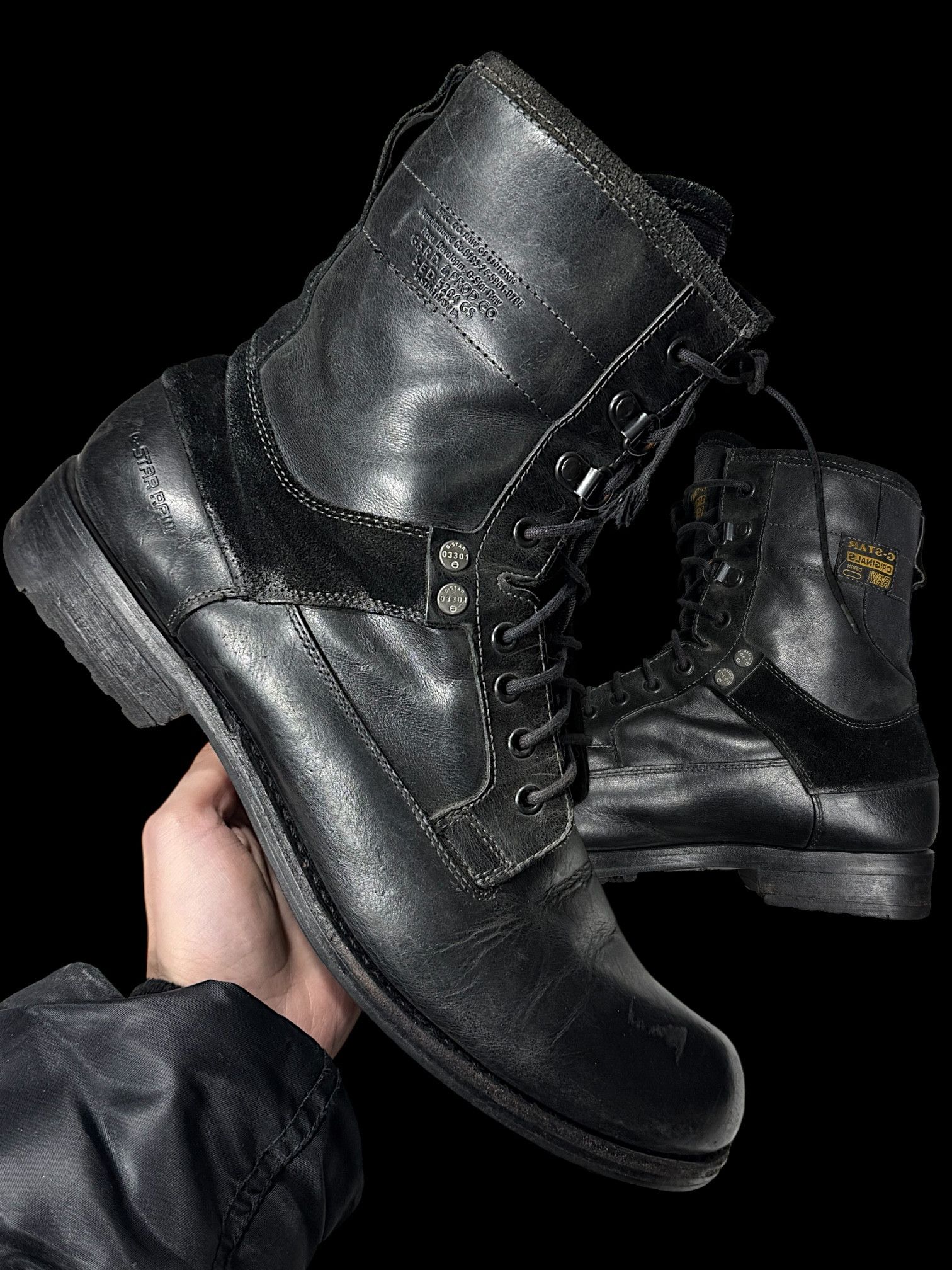 G-Star G-Star RAW Military Combat Boots Size US 13 / EU 46 - 1 Thumbnail