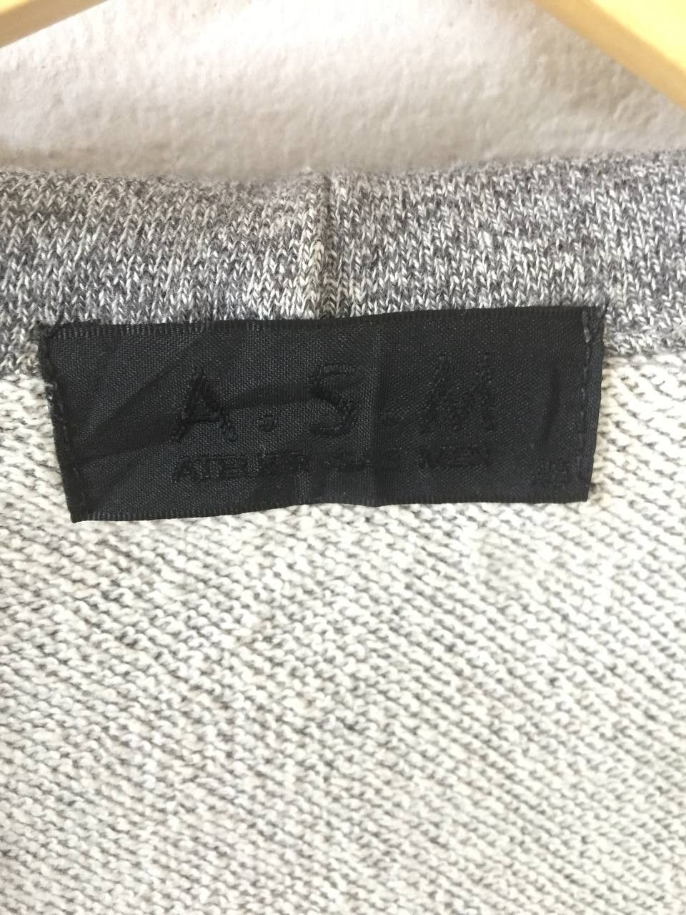 Japanese Brand ATELIER SAB GRUNGE PUNK HOODIE ASYMETRIC ZIPPER Size US S / EU 44-46 / 1 - 4 Thumbnail