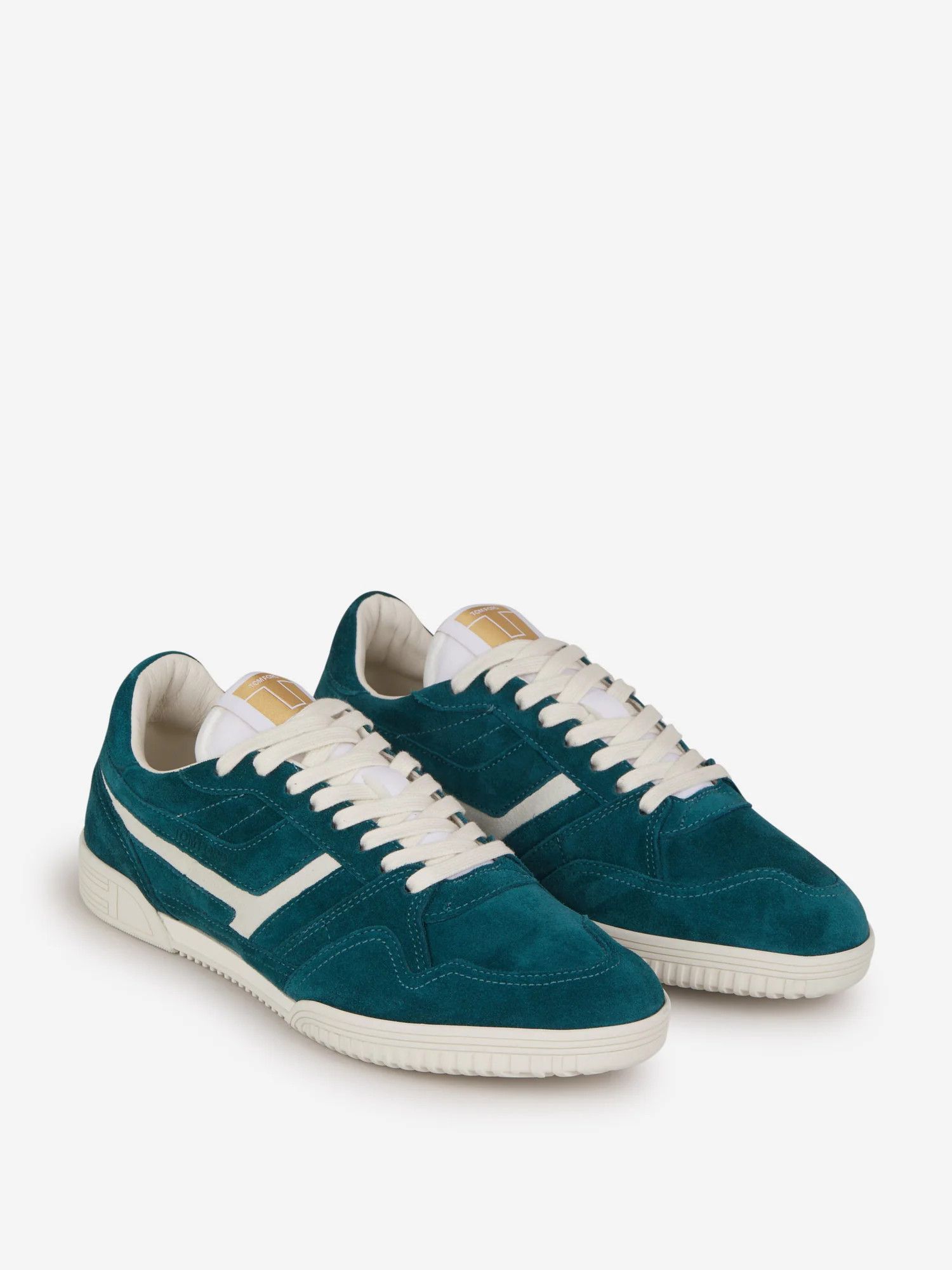Tom Ford o1y0425 Low-Top Sneakers in Deep Teal/White Size US 7 / EU 40 - 3 Thumbnail