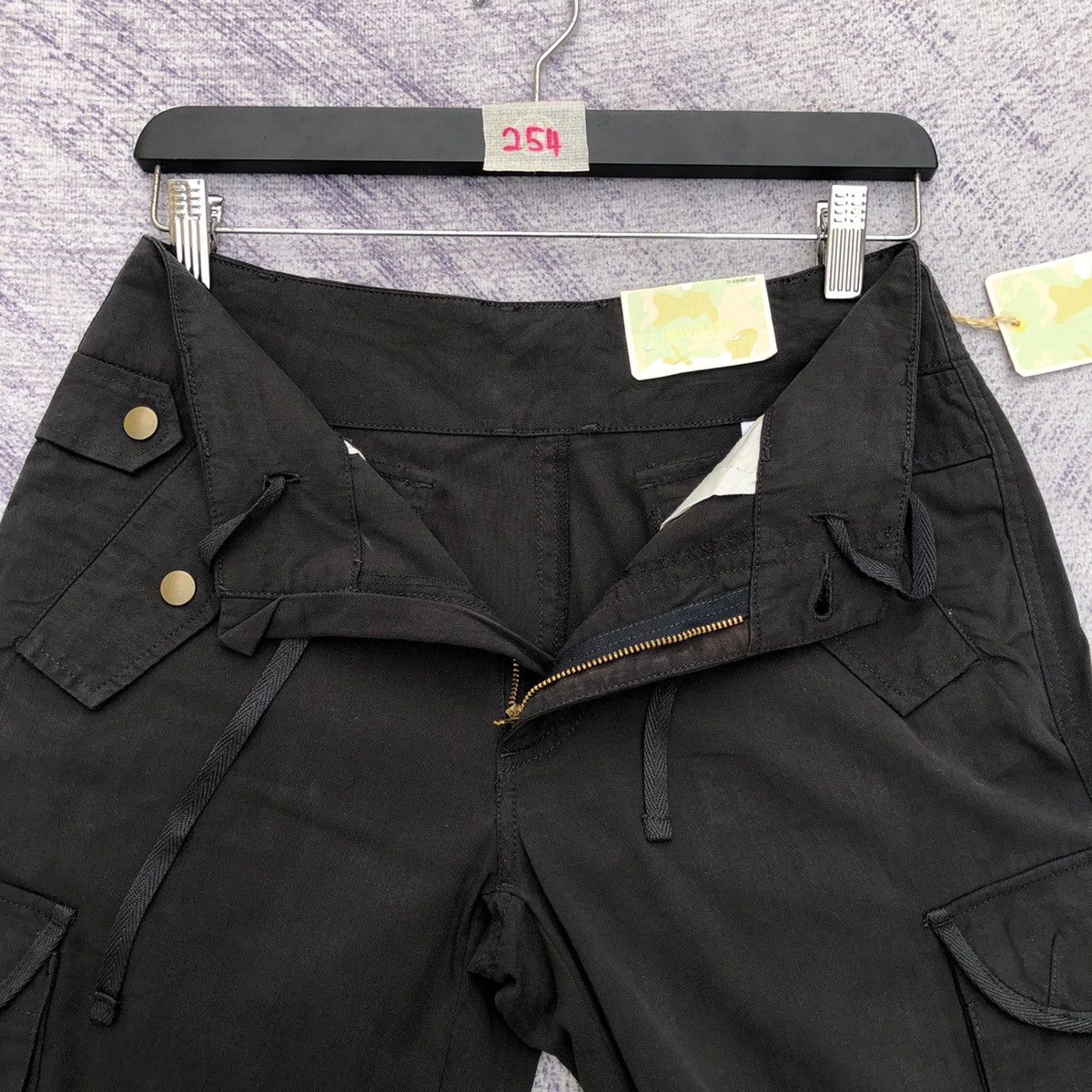 Other Black Cargo Pants Multipocket Tactical Soft Fabric Size US 27 - 10 Thumbnail