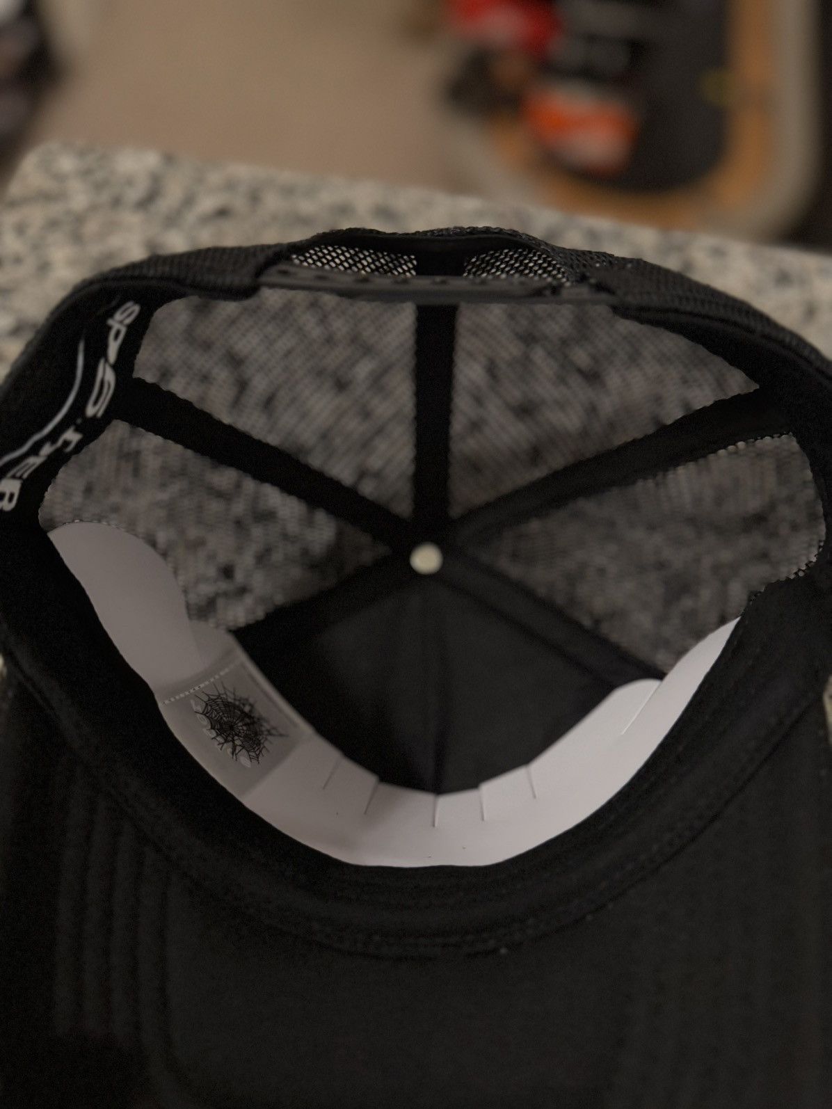 Sp5der Sp5der Worldwide “Silk Web” Black Pink SnapBack Hat Size ONE SIZE - 5 Thumbnail