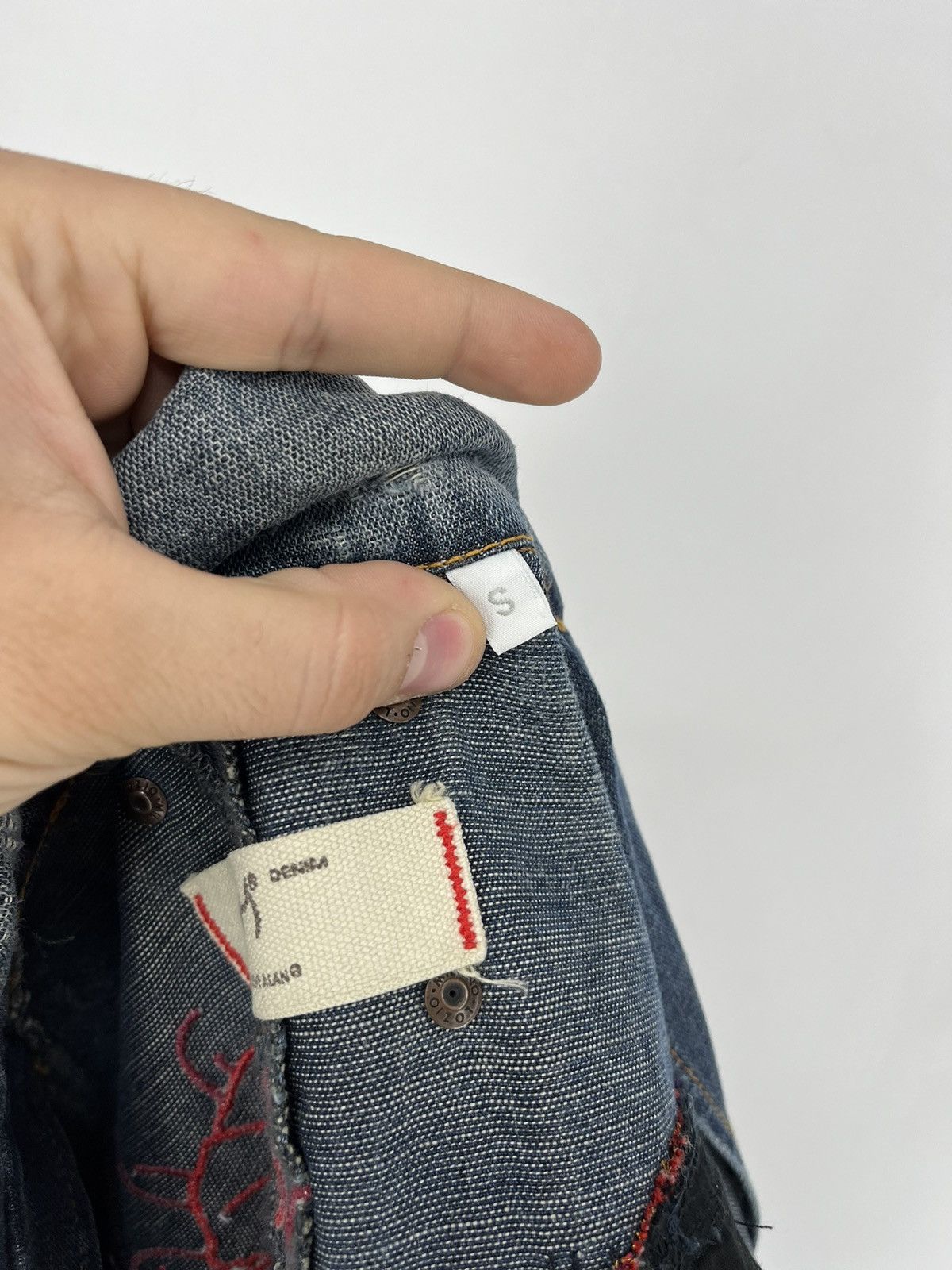 Bray Steve Alan × Japanese Brand Progetti & Prodotti Bray Vintage Y2K Denim Jacket Size S / US 4 / IT 40 - 16 Thumbnail