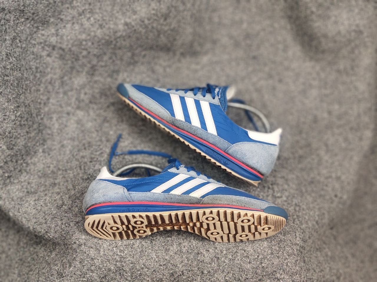 Adidas Vintage Adidas Originals SL 72 Blue Sneakers Y2K Style Shoes Size US 9.5 / EU 42-43 - 2 Thumbnail
