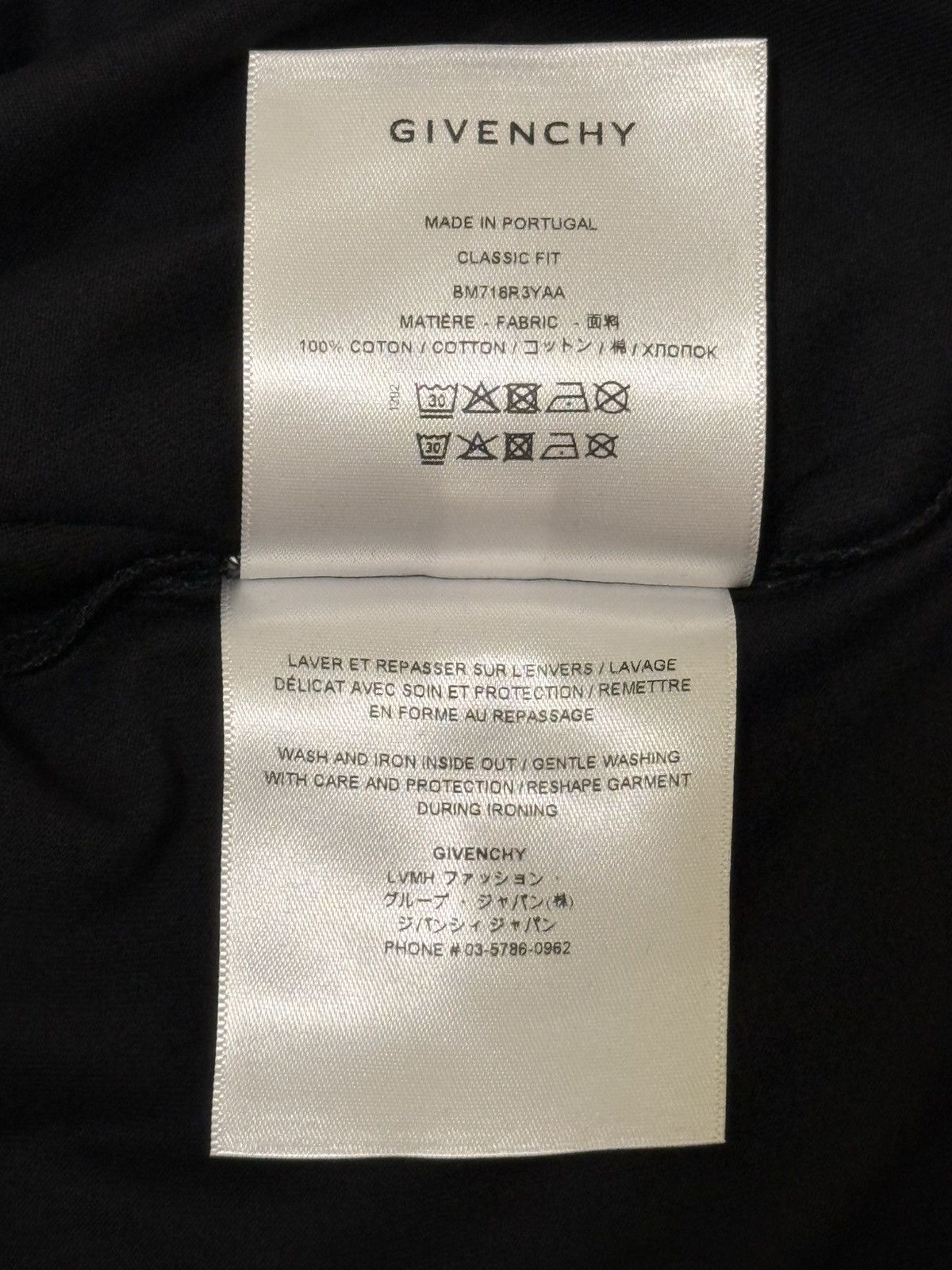 Givenchy Givenchy black t shirt Size US L / EU 52-54 / 3 - 6 Thumbnail