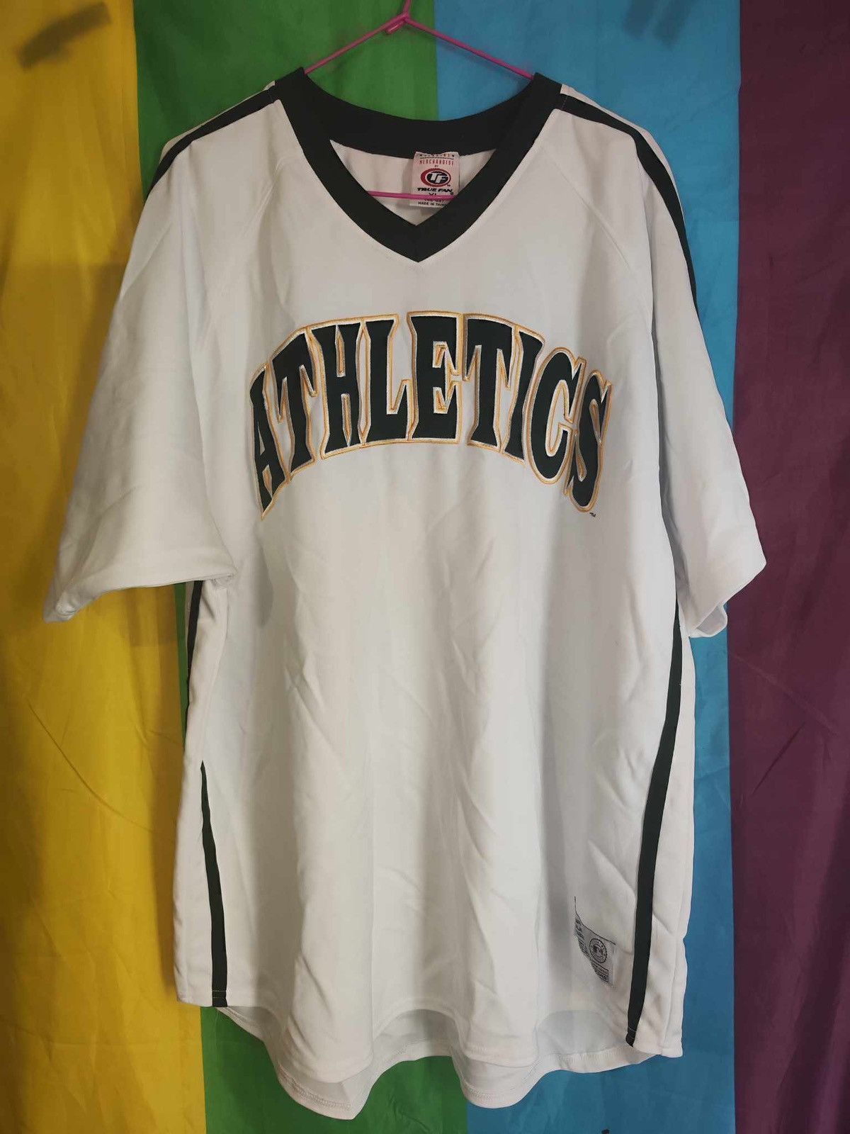 MLB Oakland Athletics True Fan MLB baseball jersey size XL Size US XL / EU 56 / 4 - 1 Thumbnail