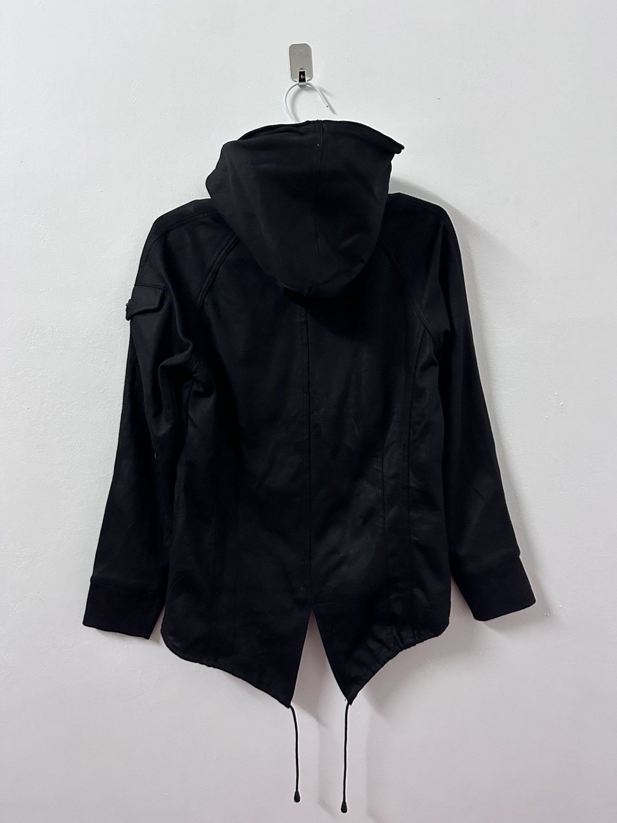 GOSTAR DE FUGA Rare! Go Star De Fuga Double Hood Wax Fishtail Jacket Size US S / EU 44-46 / 1 - 8 Thumbnail