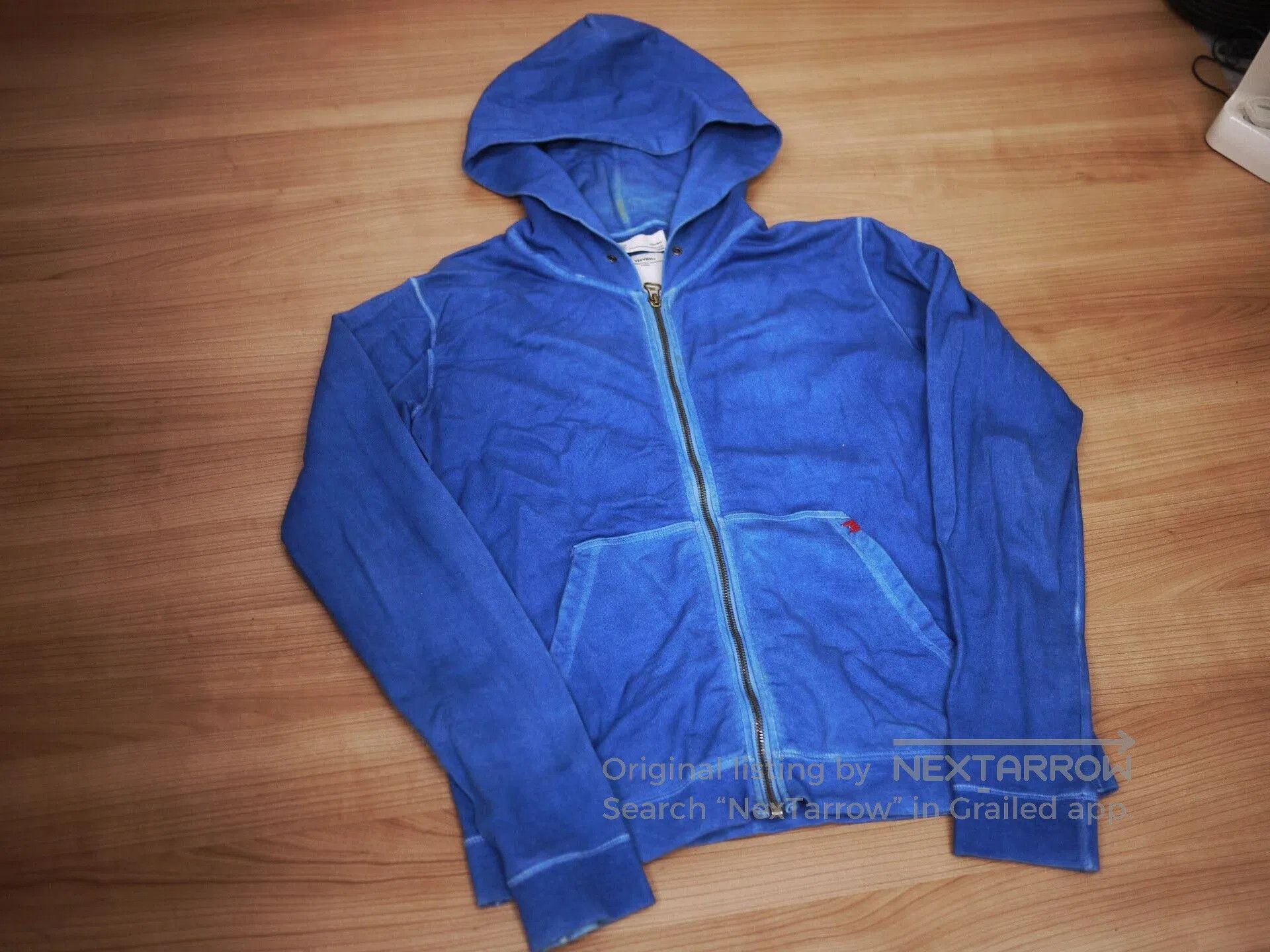 Visvim visvim zip-up hoodie in natural indigo. Size US S / EU 44-46 / 1 - 2 Thumbnail