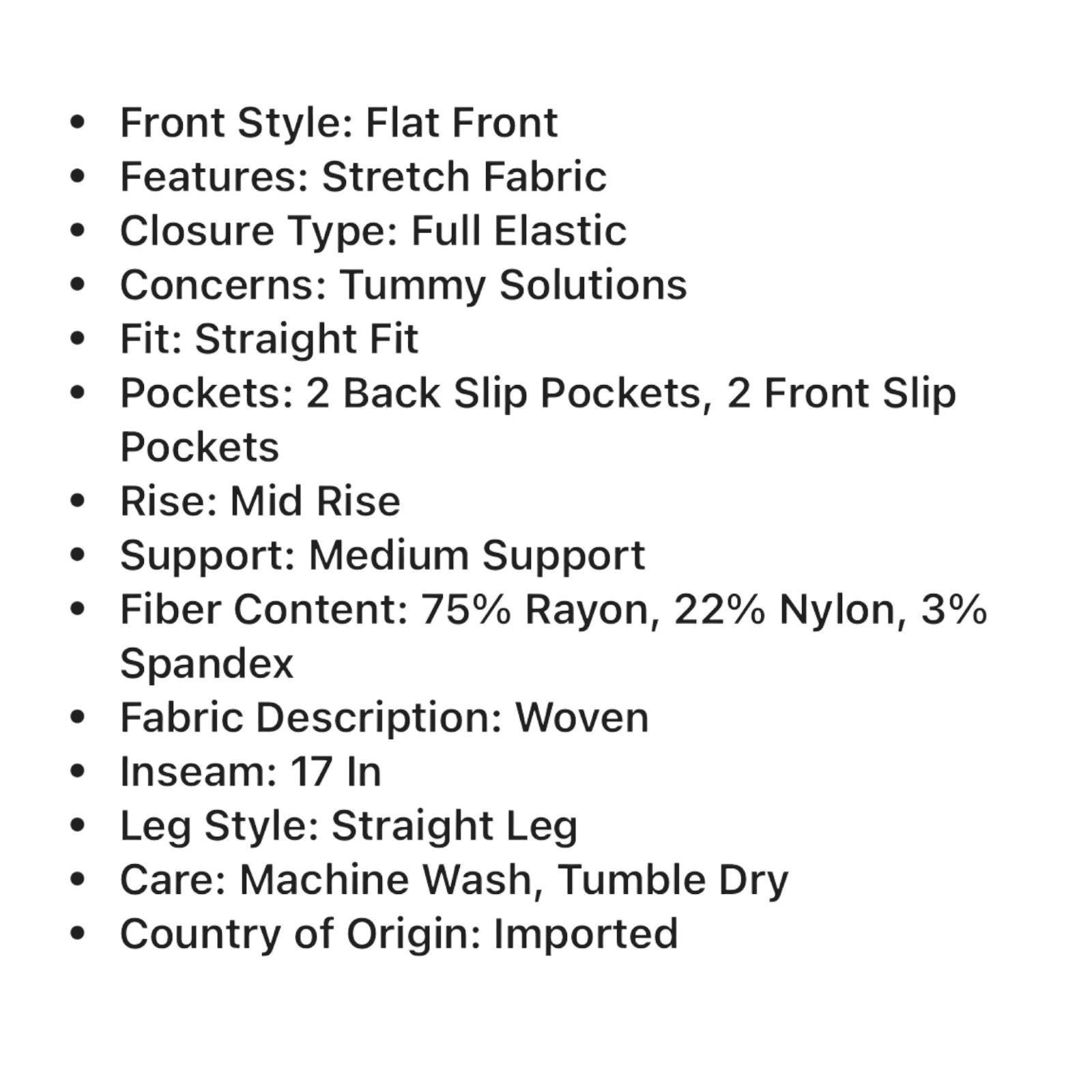 Other Liz Claiborne-Alissa Pedal Pusher-Women's Pull-On Comfort Ca Size 26" / US 2 / IT 38 - 8 Thumbnail