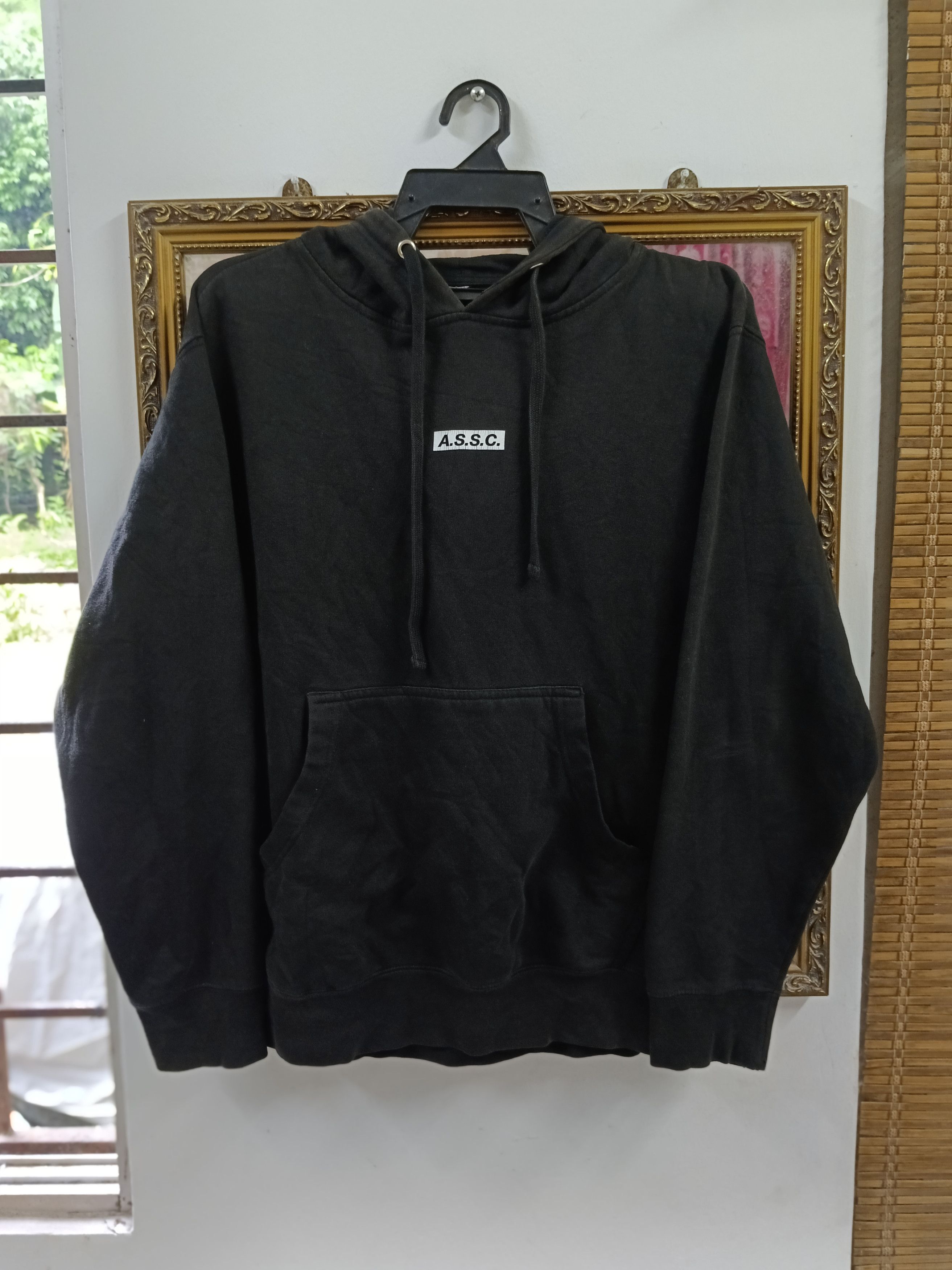 Anti Social Social Club DiSTRESSED A.S.S.C SPELLOUT HOODIE Size US S / EU 44-46 / 1 - 2 Thumbnail