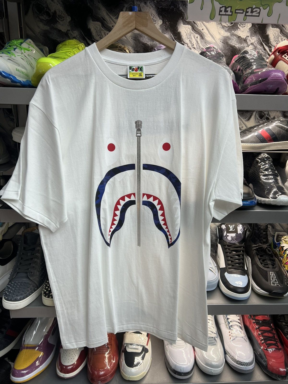 Bape Bape Shark T-Shirt Size US XXL / EU 58 / 5 - 1 Thumbnail