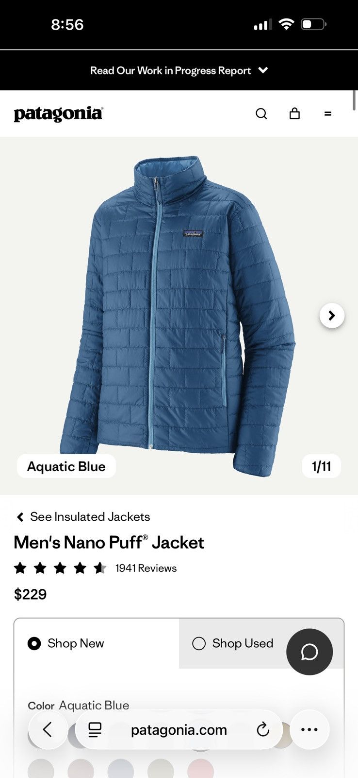 Patagonia Patagonia Nano Puff Size US M / EU 48-50 / 2 - 7 Thumbnail