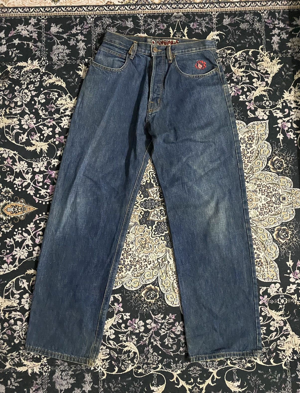 Volcom Vintage baggy volcom stone streetwear outfitt Size US 31 - 1 Thumbnail