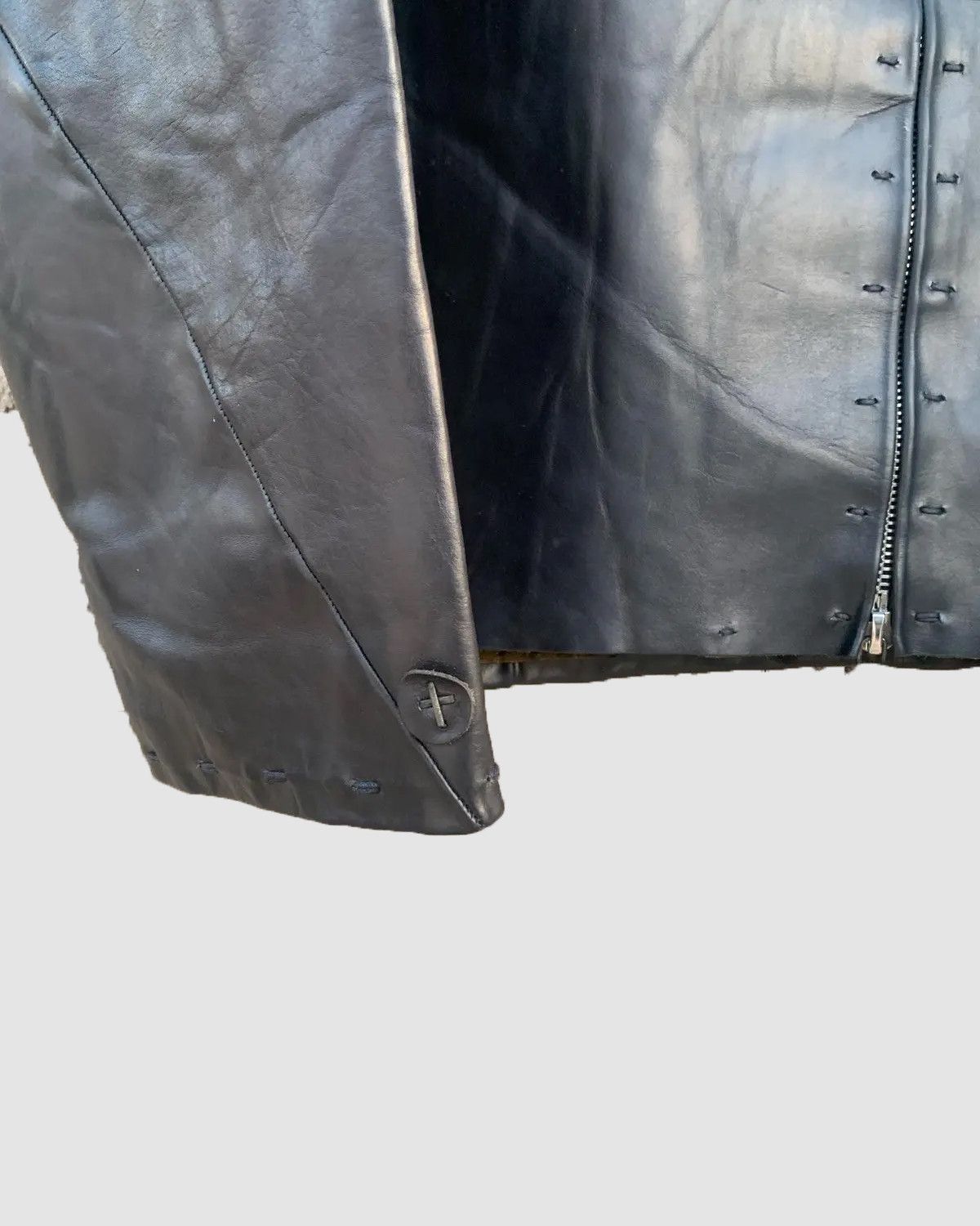 Genuine Leather Men's Fashion Leather Jacket Streetwear Size US M / EU 48-50 / 2 - 7 Thumbnail