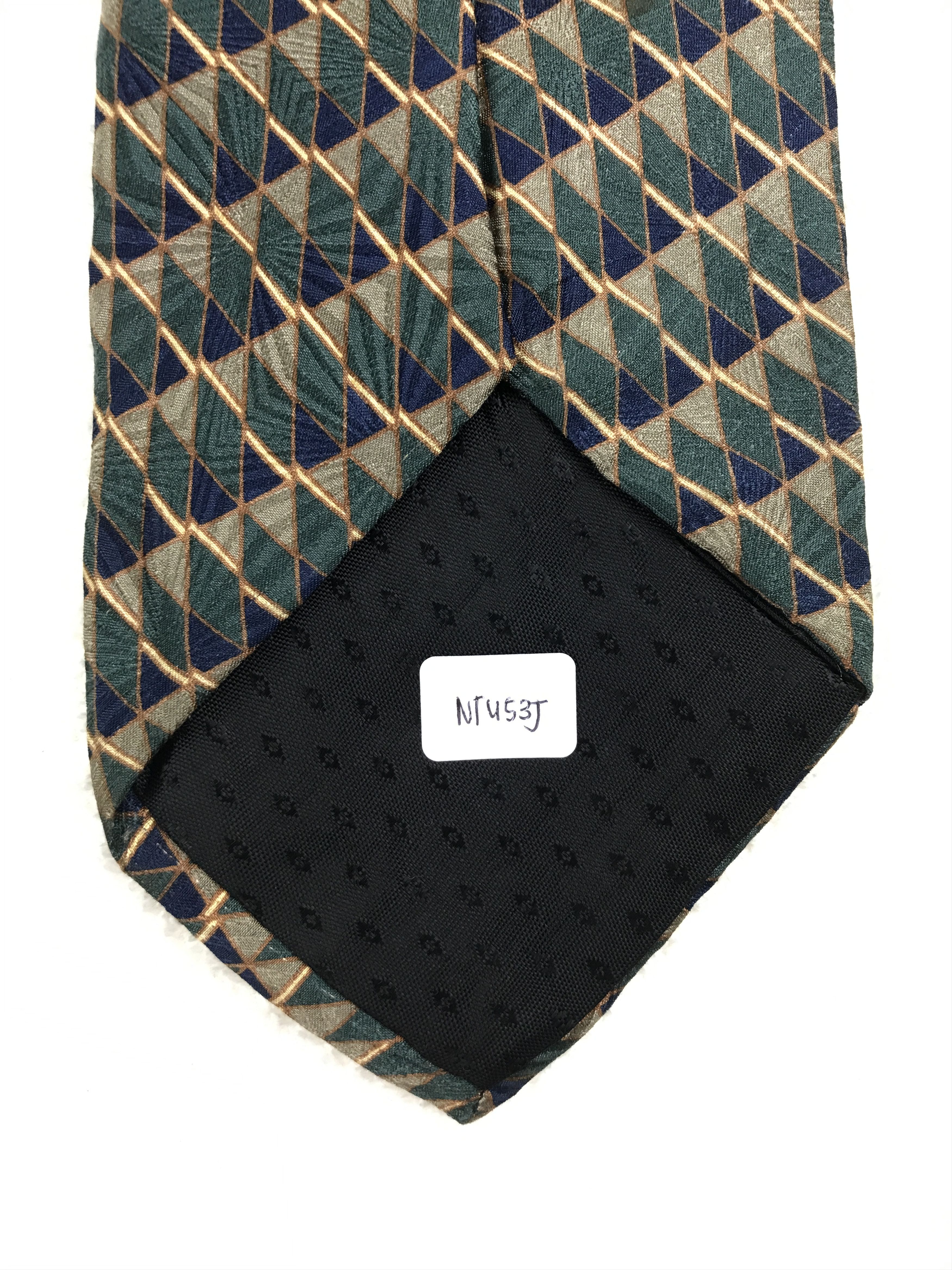 Designer × Vintage Vintage Neo Bill Blass Silk Necktie Size ONE SIZE - 9 Thumbnail