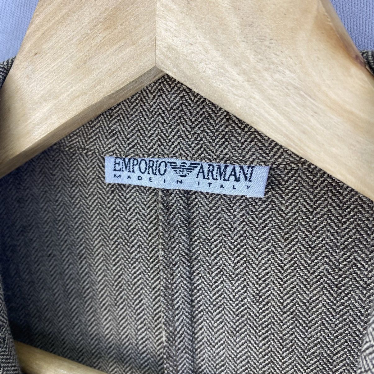 Emporio Armani Vintage Emporio Armani Blazer Jacket Size S / US 4 / IT 40 - 9 Thumbnail