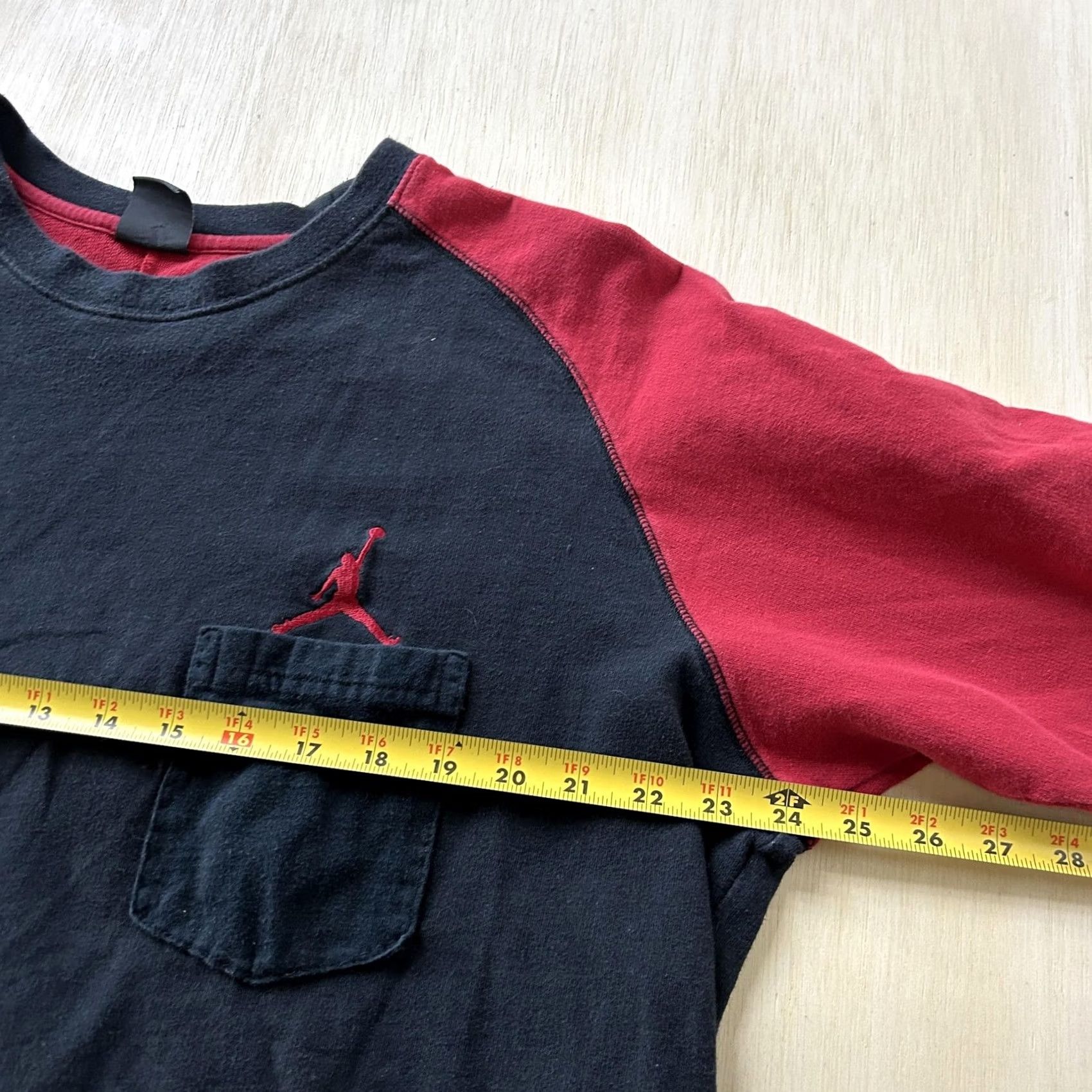 Jordan Brand Jordan Jumpman Shirt Mens 2XL Black Red 3/4 Sleeve Raglan Pocket Tee T-Shirt Size US XXL / EU 58 / 5 - 6 Thumbnail