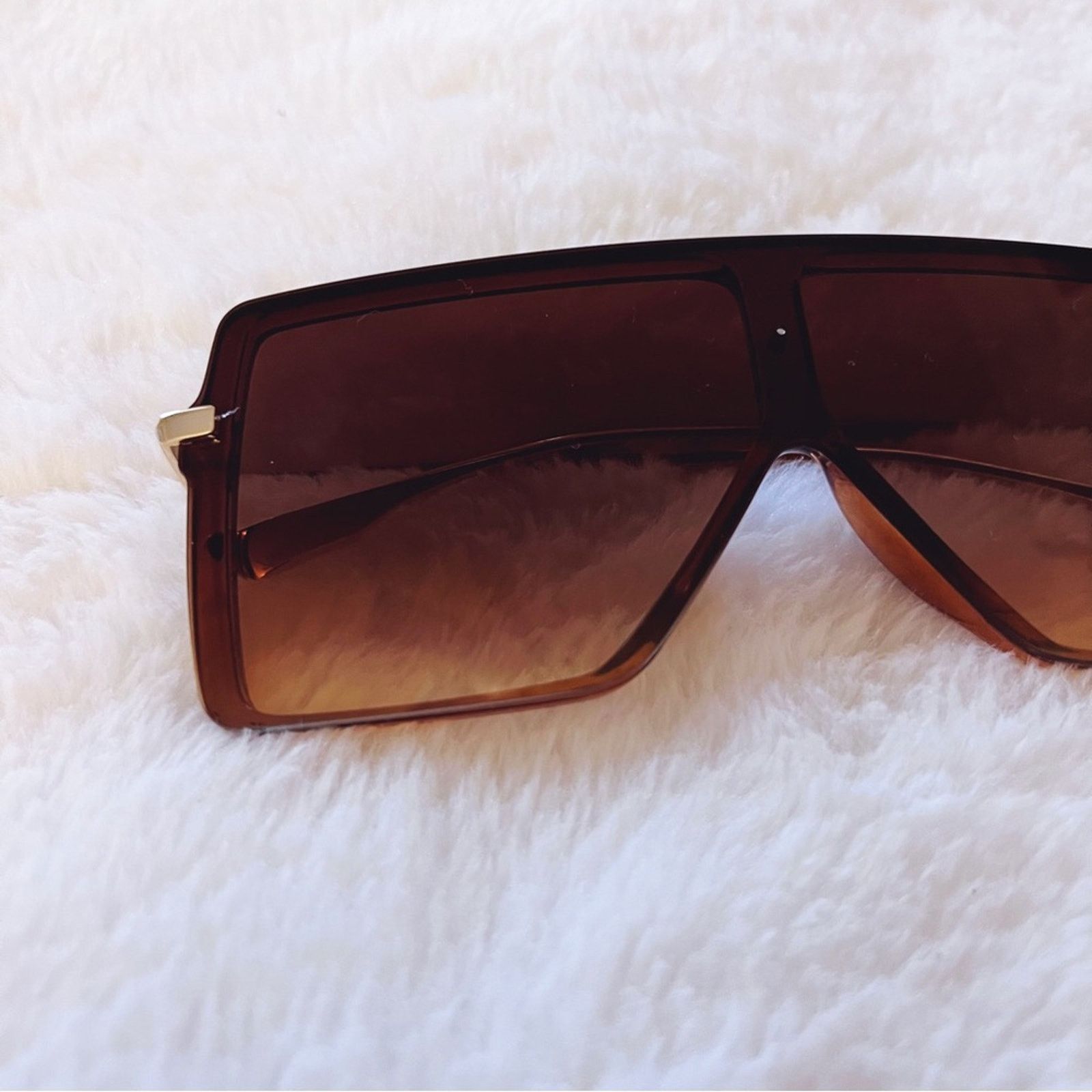Other Ariel Brown Rectangle Full Frame Sunglasses Size ONE SIZE - 2 Thumbnail