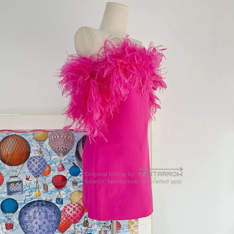 Valentino Valentino Feather bandeau dress Size M / US 6-8 / IT 42-44 - 2 Thumbnail