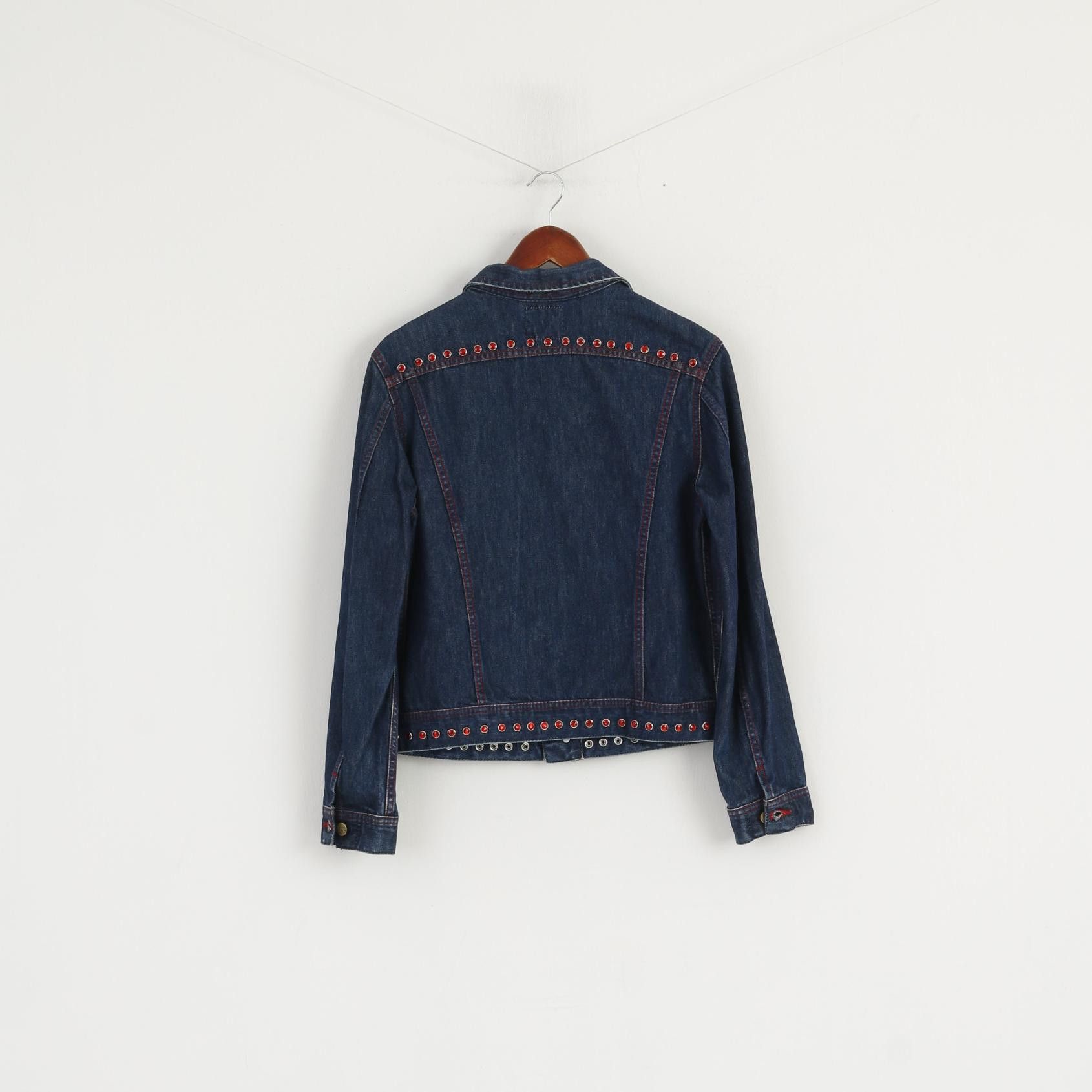 Lee Lee Premium Quality Women L (M) Denim Jacket navy Jeans 2582 Size L / US 10 / IT 46 - 8 Thumbnail