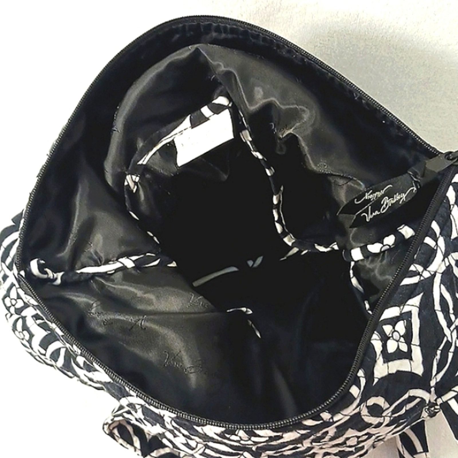 Vera Bradley Vera Bradley Shoulder Bag BLACK WHITE Paisley Minimalist Size ONE SIZE - 10 Thumbnail