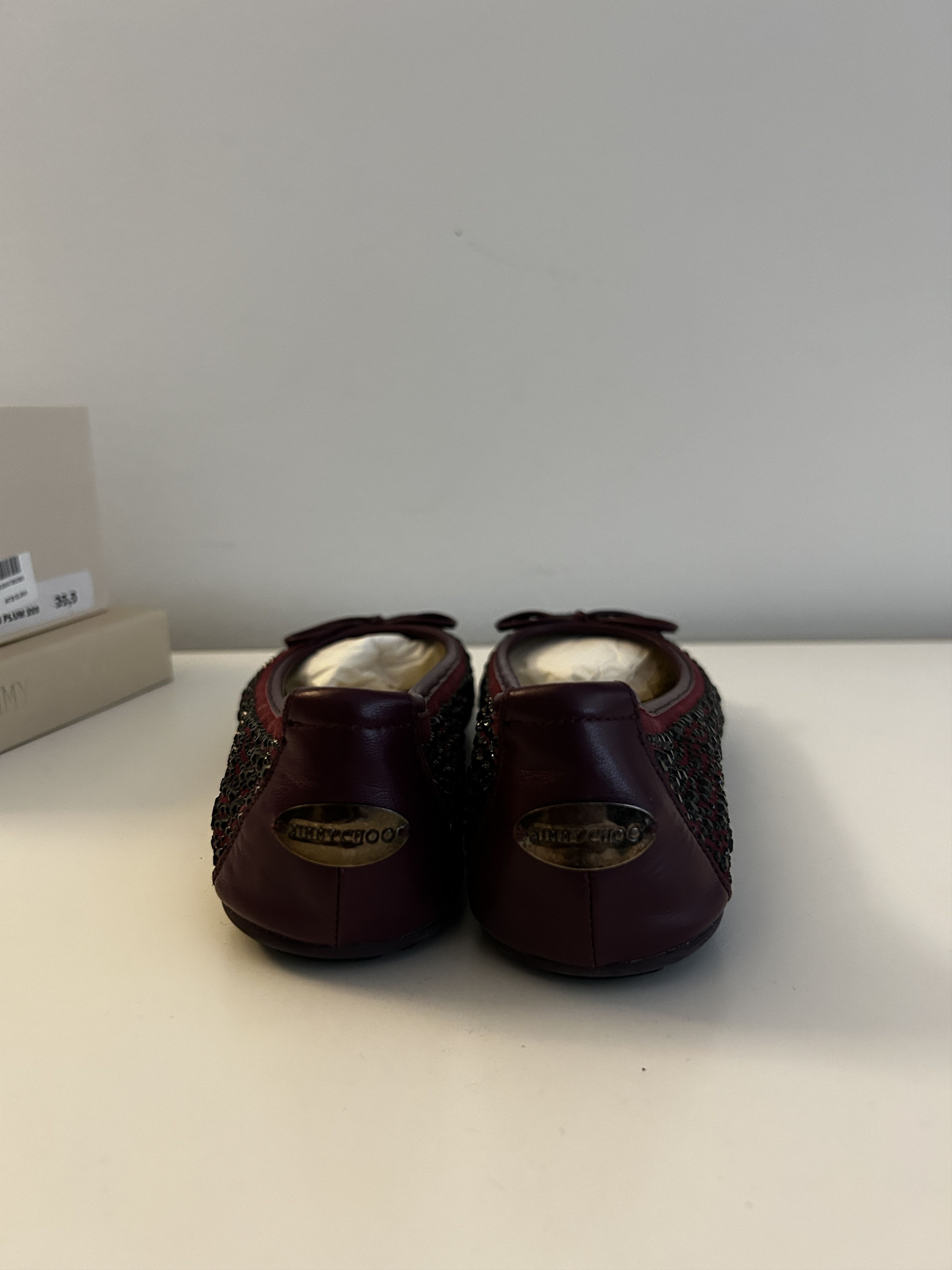 Jimmy Choo Jimmy Choo Suede w/ Crystals Size US 5.5 / IT 35.5 - 4 Thumbnail