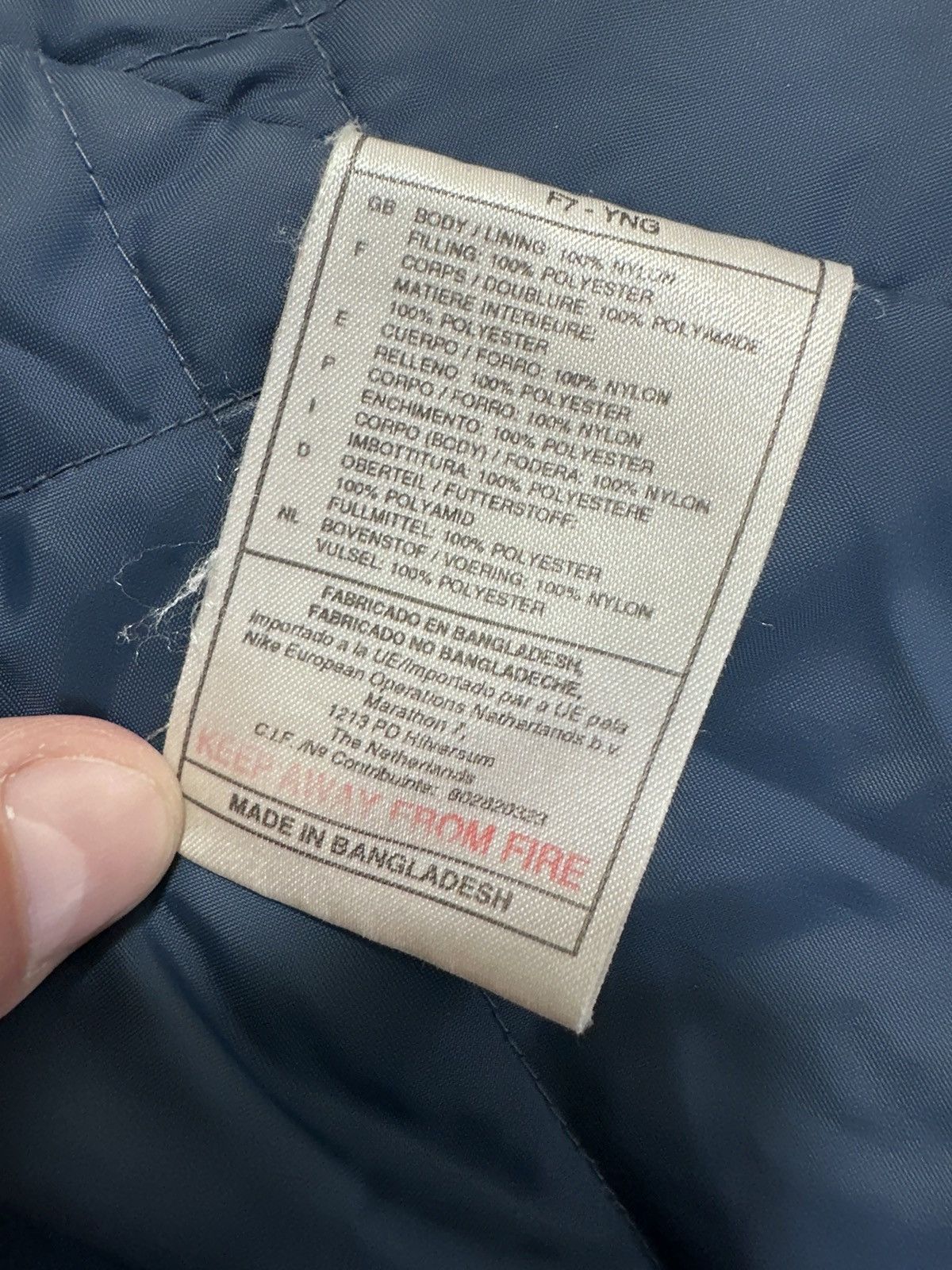 Nike × Vintage Nike Vintage Swoosh Jacket Big Logo Mens Size M Size US M / EU 48-50 / 2 - 12 Thumbnail