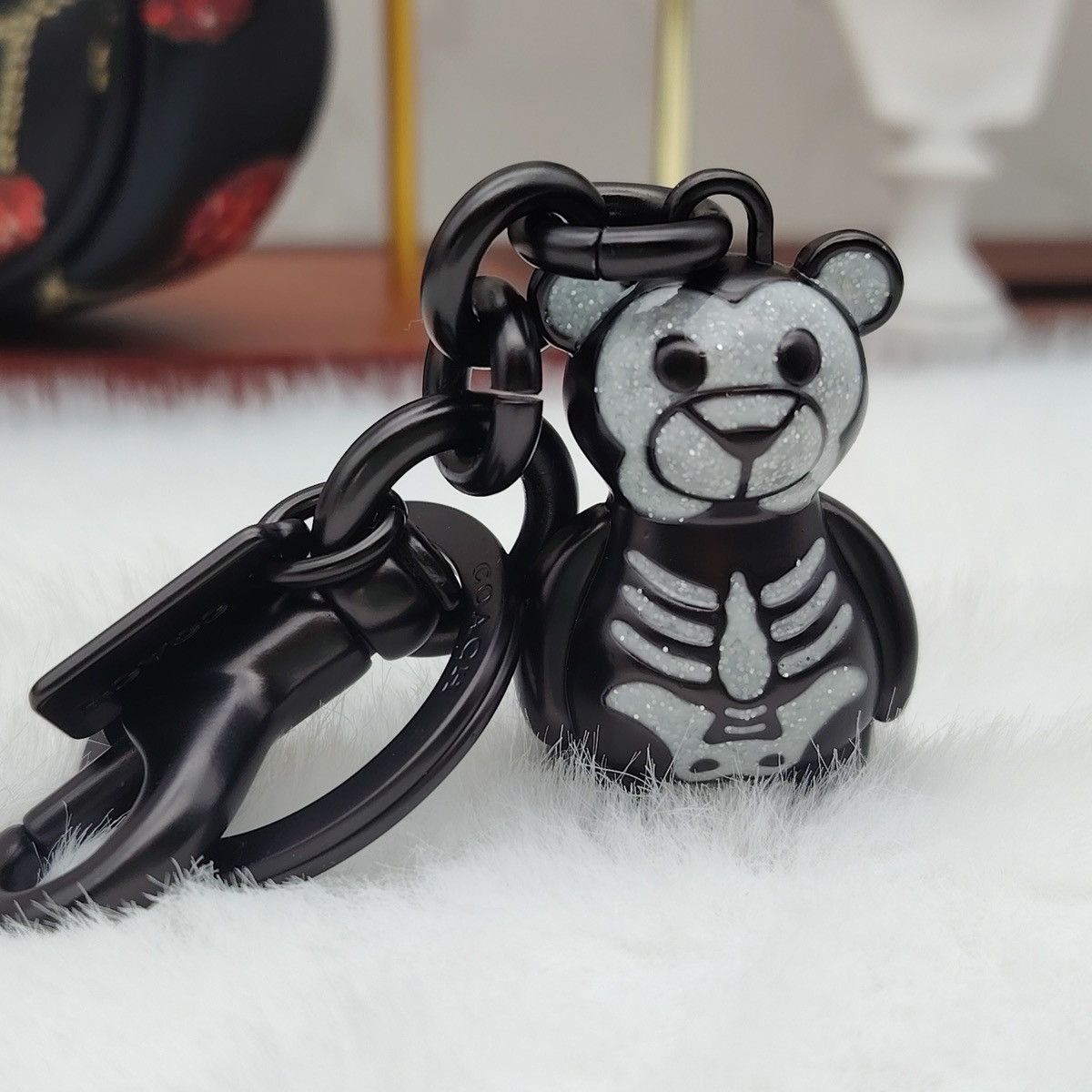 Coach COACH Skeleton Black Bear Bag Charm Size ONE SIZE - 4 Thumbnail