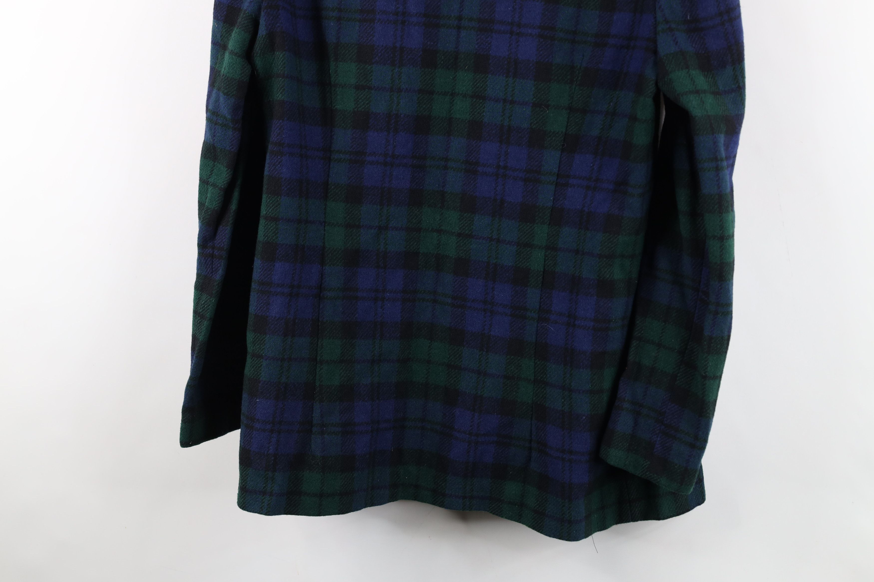 Vintage Vintage 50s Plaid Open Front Oversized Baggy Blazer Jacket Size M / US 6-8 / IT 42-44 - 10 Thumbnail