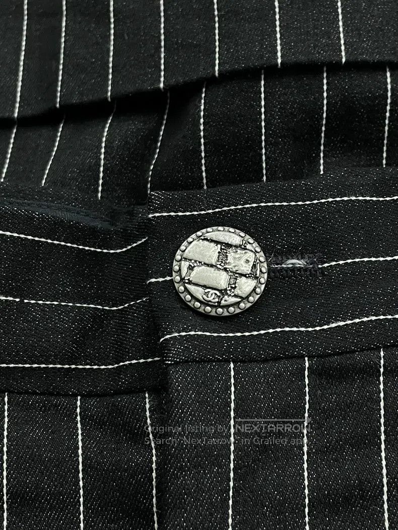 Chanel Chanel Black striped shorts Size 25" / US 0 / IT 36 - 3 Thumbnail