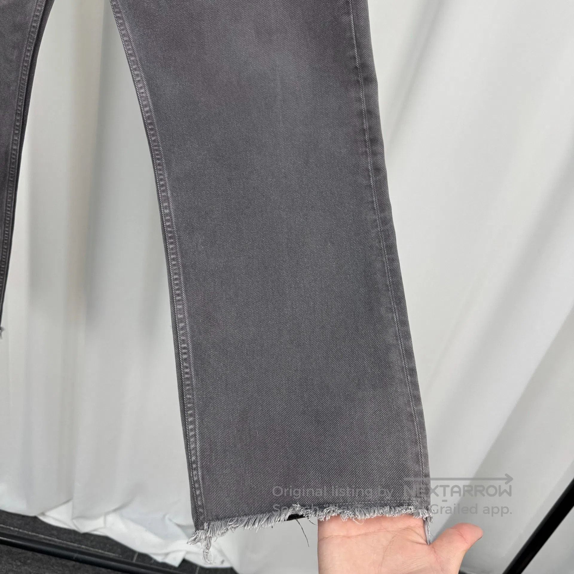 Maison Margiela Maison Margiela Smoky Gray Washed Jeans. Size US 32 / EU 48 - 4 Thumbnail