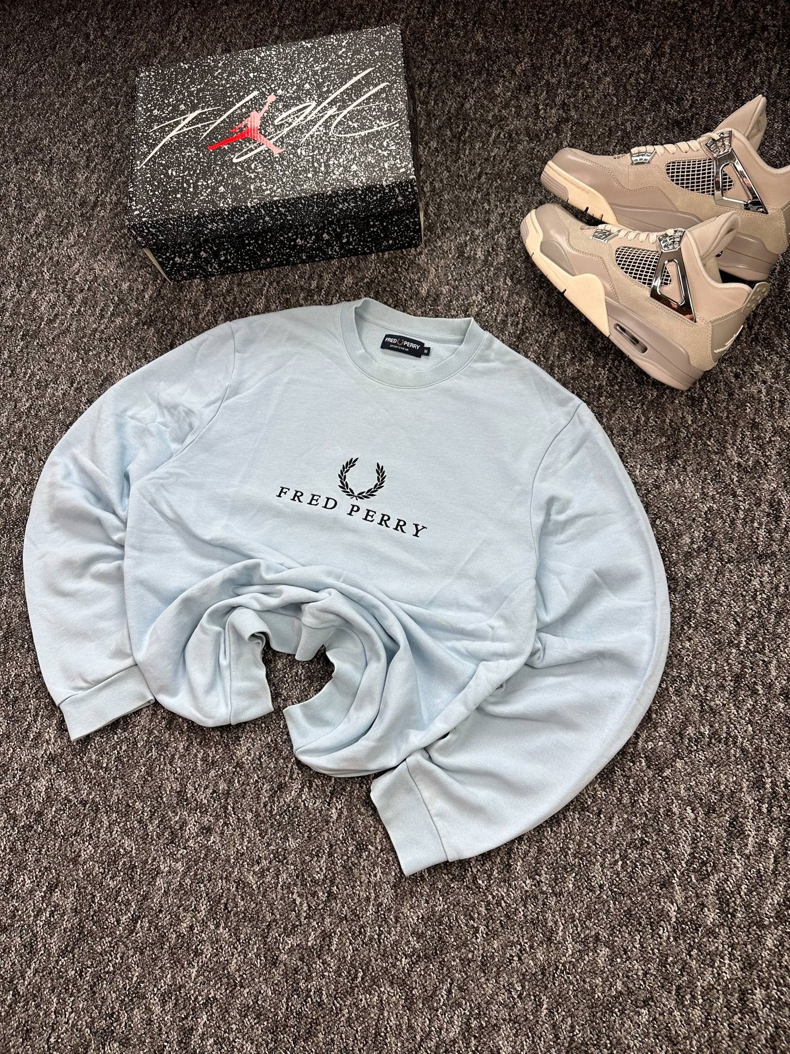 Fred Perry × Vintage Vintage sweatshirts crewneck Fred Perry Logo Japan Luxury Size US M / EU 48-50 / 2 - 3 Thumbnail
