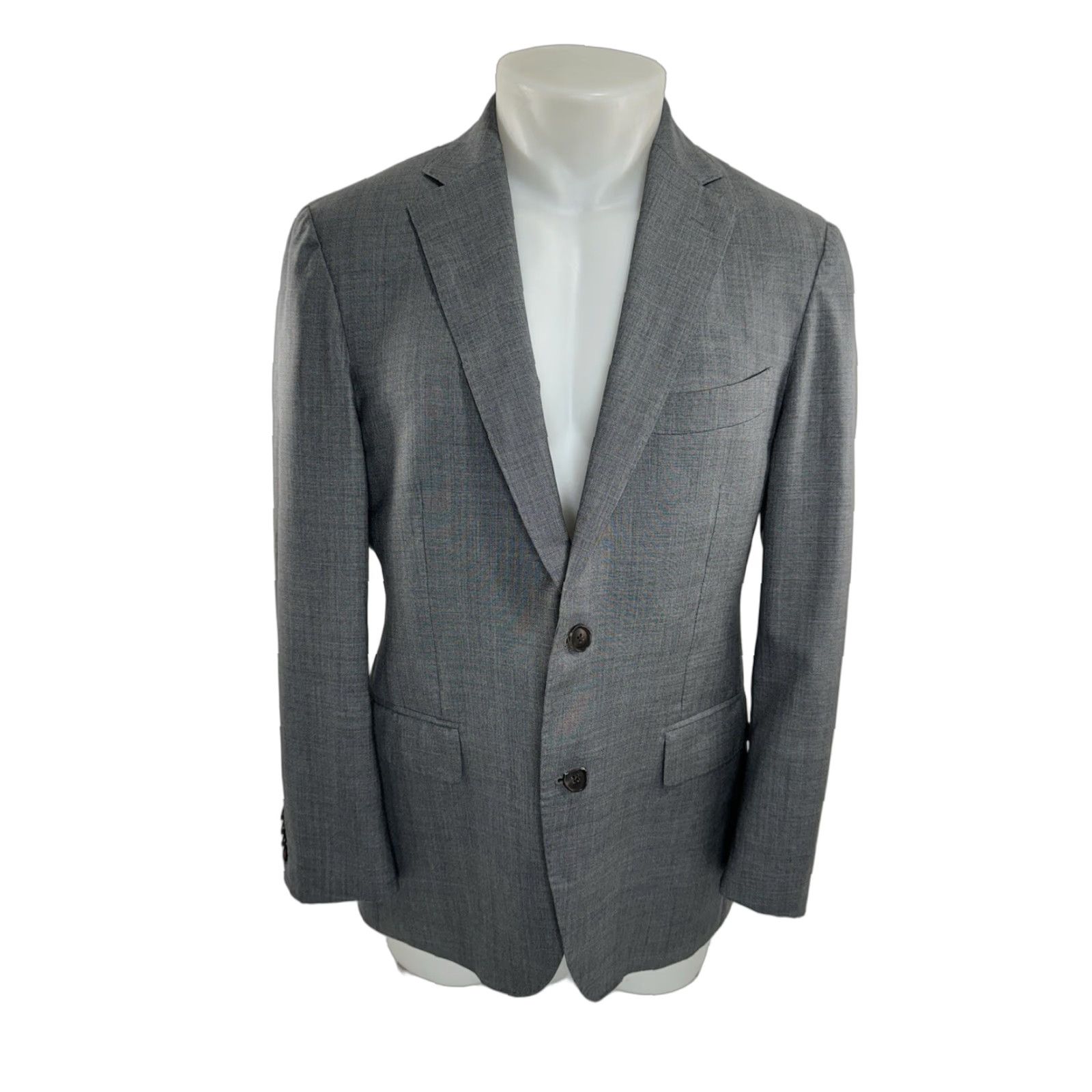 Suitsupply Suitsupply Blazer Mens 40S Wool Gray Sienna Canonico Super 150s Short Size US 40 / EU 56 - 1 Thumbnail