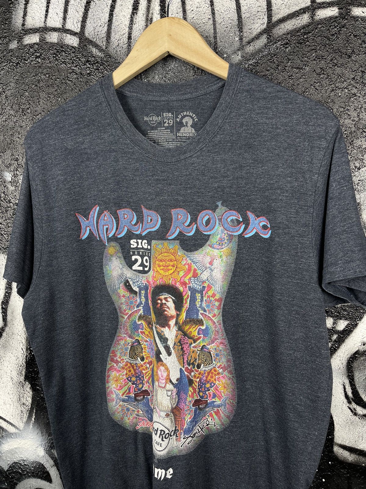 Hard Rock Cafe Hard Rock Cafe Rome x Jimi Hendrix Vintage T-Shirt Size L Size US L / EU 52-54 / 3 - 2 Thumbnail