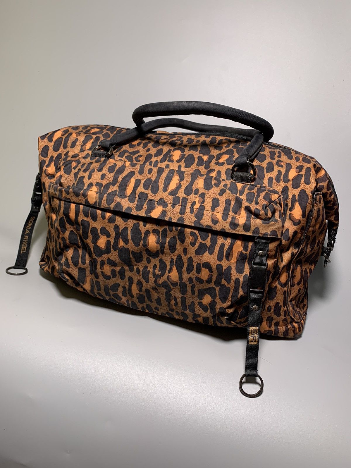 Sonia Rykiel SONIA RYKIEL LEOPARD PRINT HAND DUFFLE BAG Size ONE SIZE - 1 Thumbnail