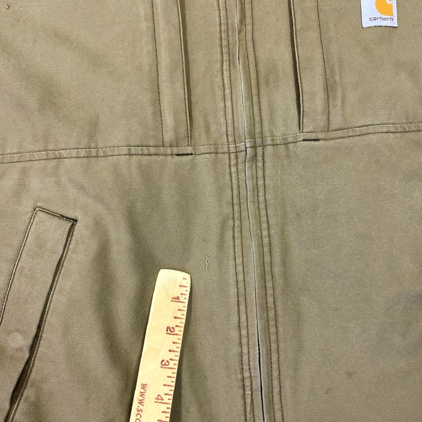 Carhartt VINTAGE Carhartt Full Swing Jacket Mens Full-Zip Quick Duck Canvas Lined Brown XXL Size US XXL / EU 58 / 5 - 4 Thumbnail
