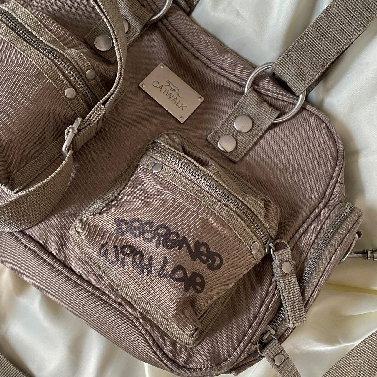 Vintage Catwalk vintage beige shoulder bag, Size ONE SIZE - 2 Thumbnail