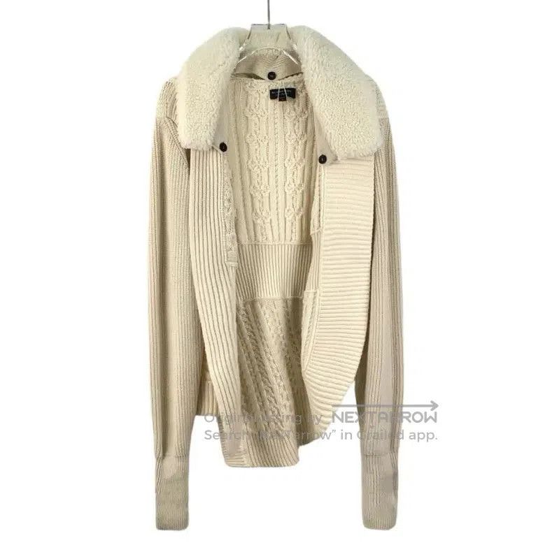 Burberry Burberry Beige Wool Cardigan for Women. Size S / US 4 / IT 40 - 1 Thumbnail