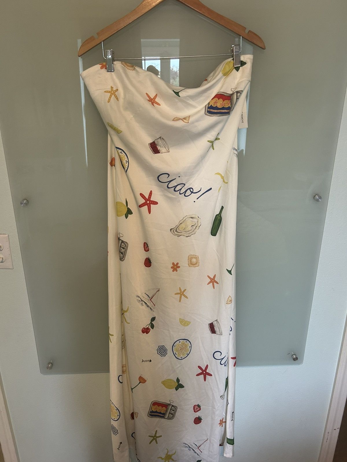 For Love & Lemons For Love & Lemons Carla Strapless Maxi Dress Size XL / US 12-14 / IT 48-50 - 2 Thumbnail
